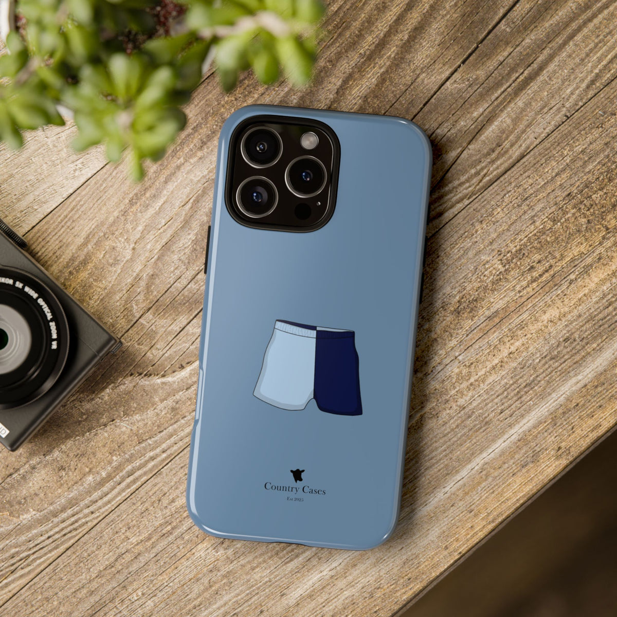 Blue Shorts Case