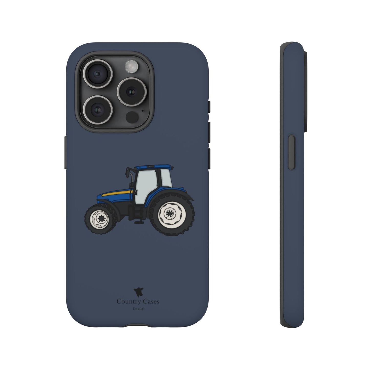 Blue tractor case