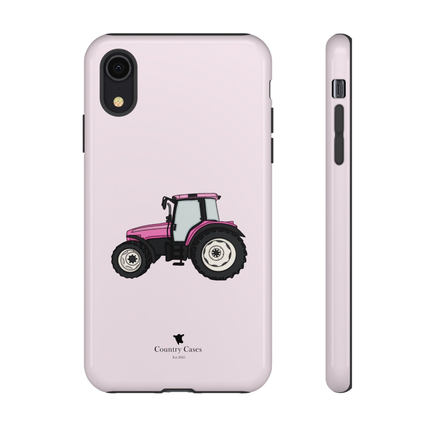 Pink tractor case