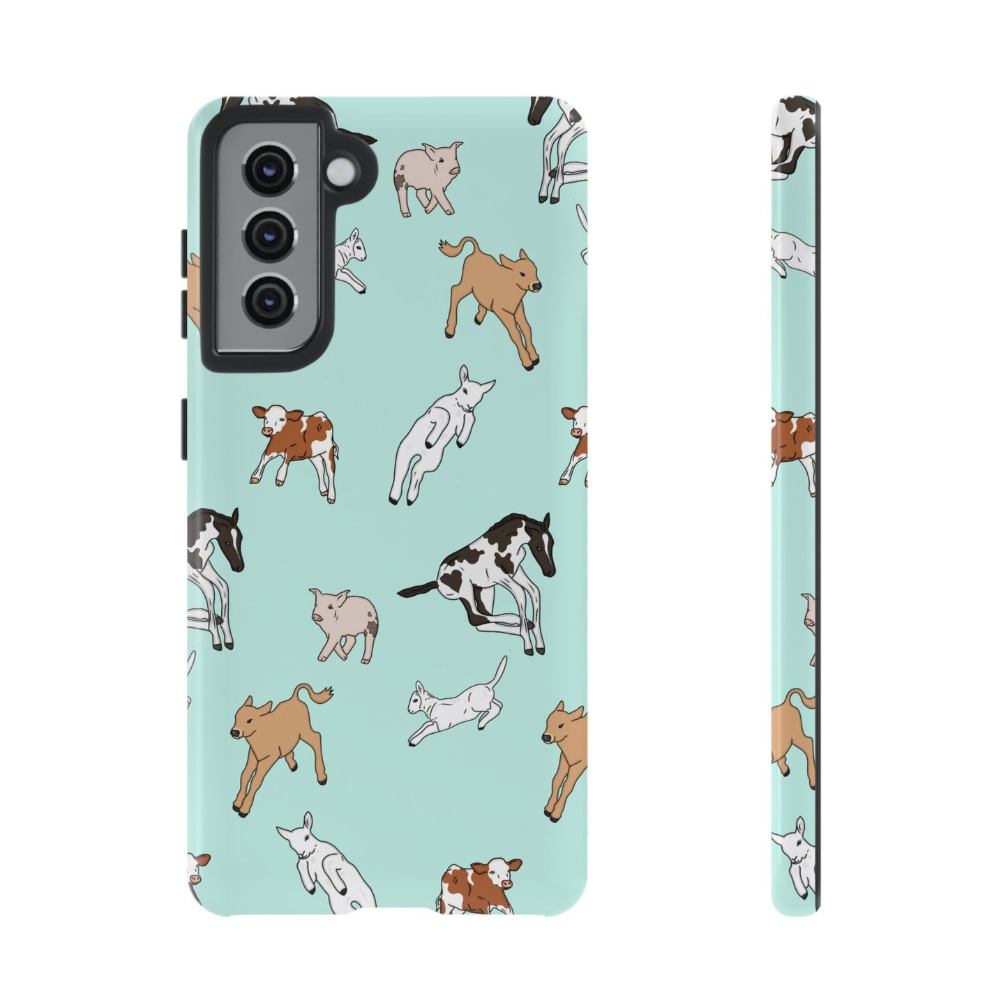Android farmyard Freinds Blue Case