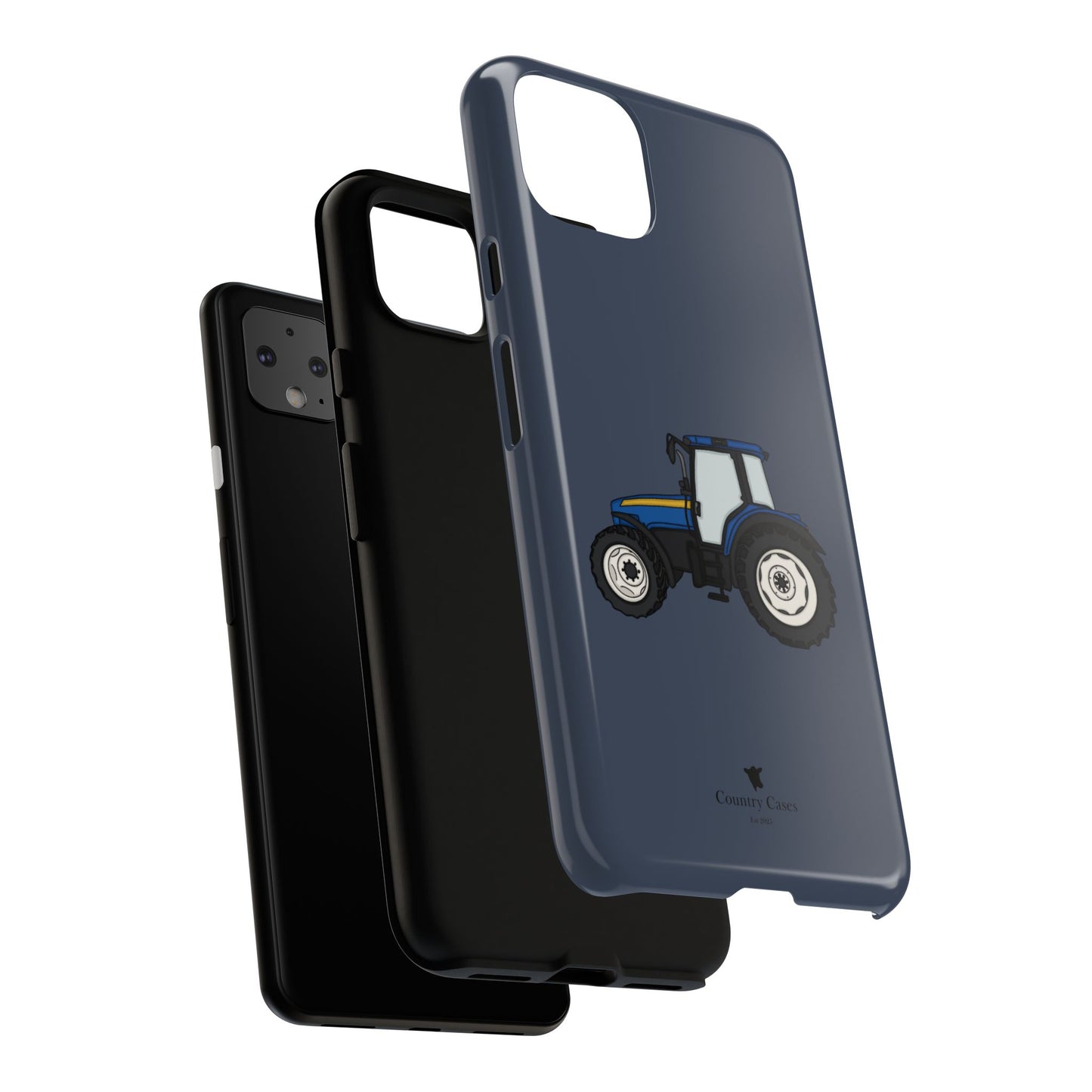 Android blue tractor case