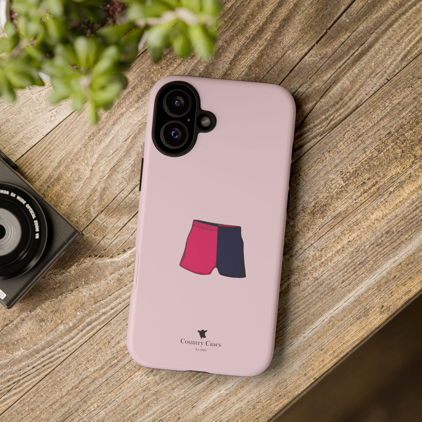 Two toned short phone case