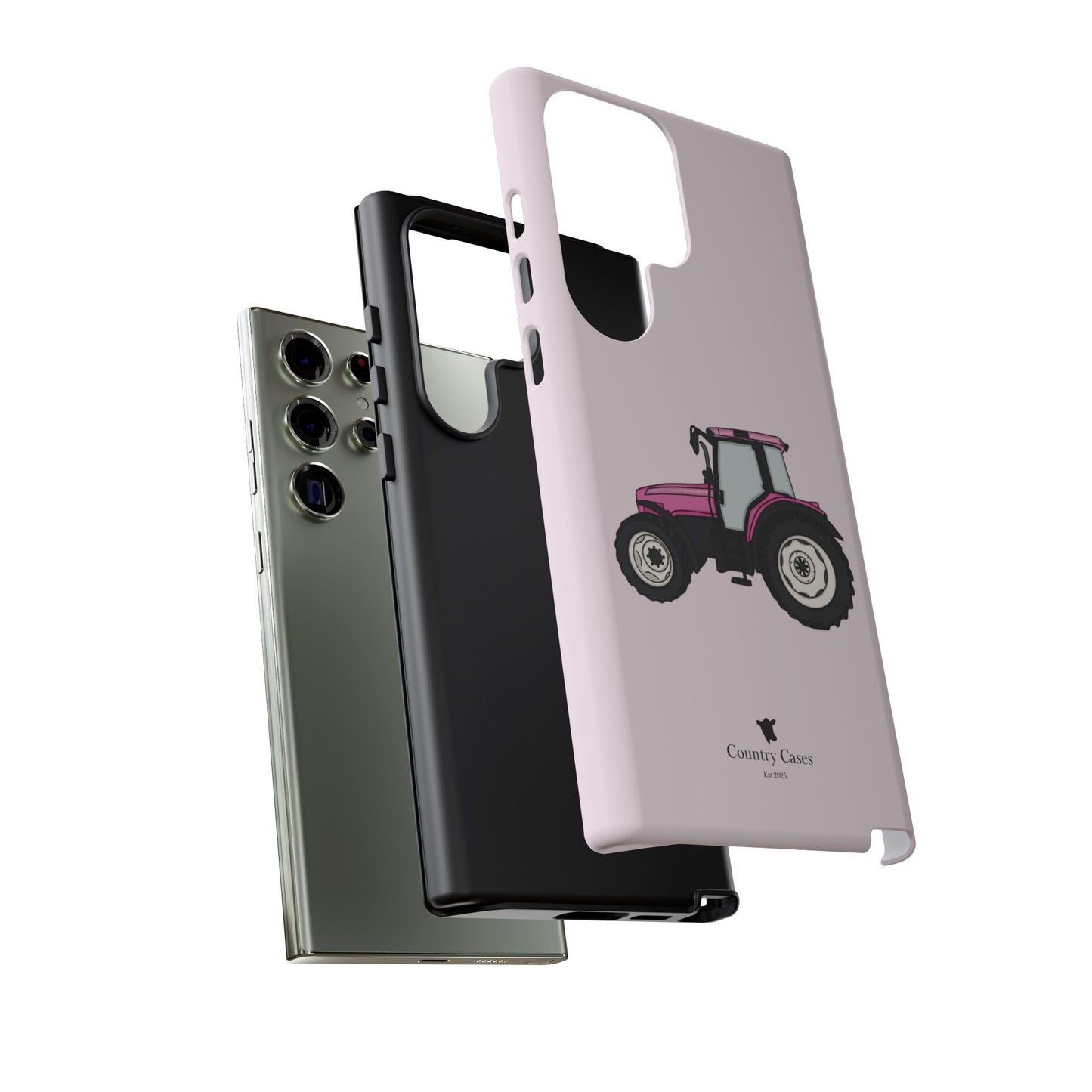 Android pink tractor case