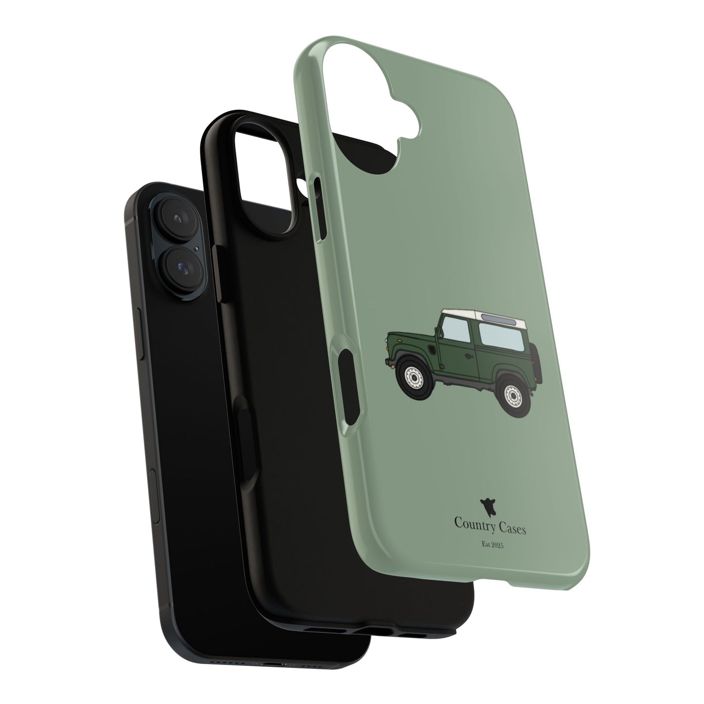 Green landy phone case