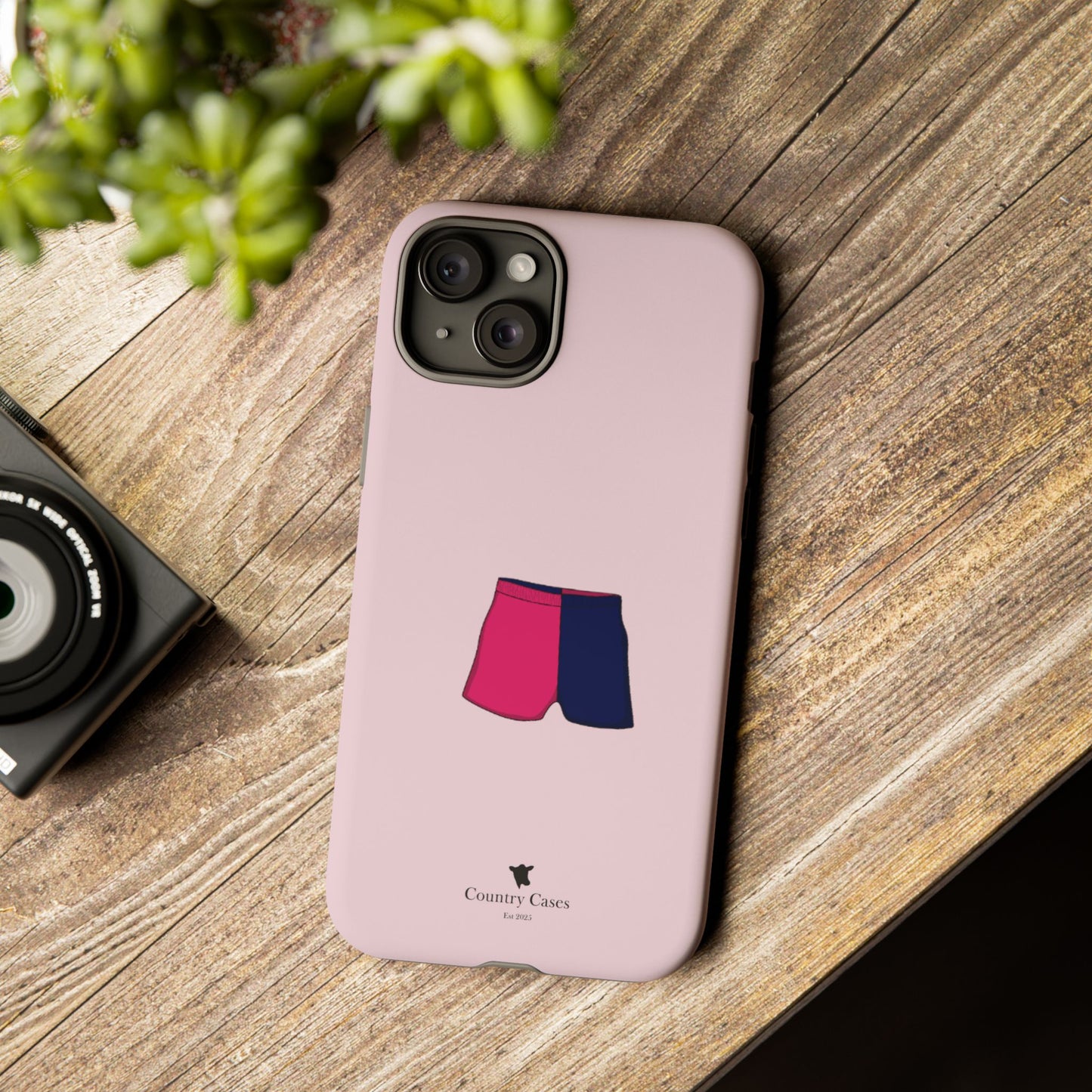 Two toned short phone case