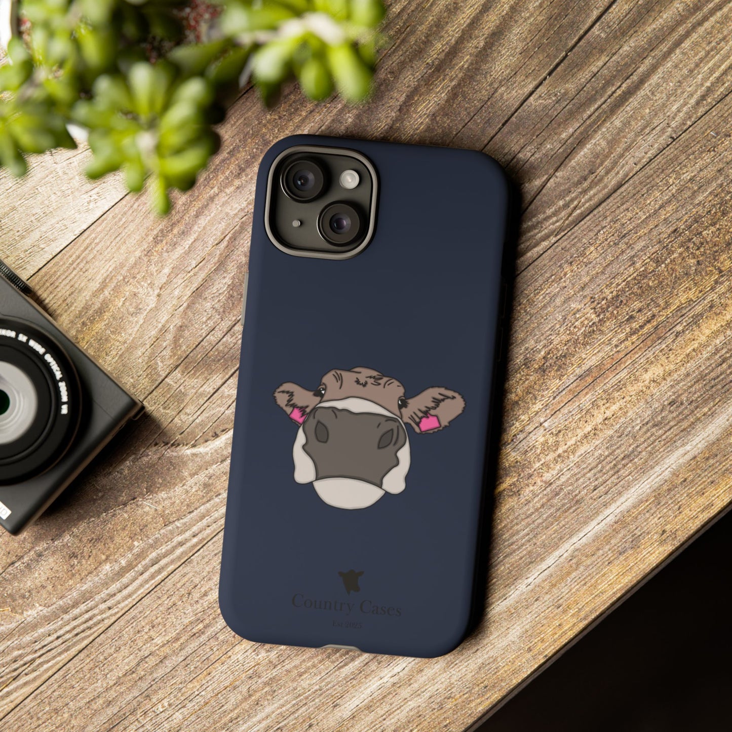 Navy brown Swiss case