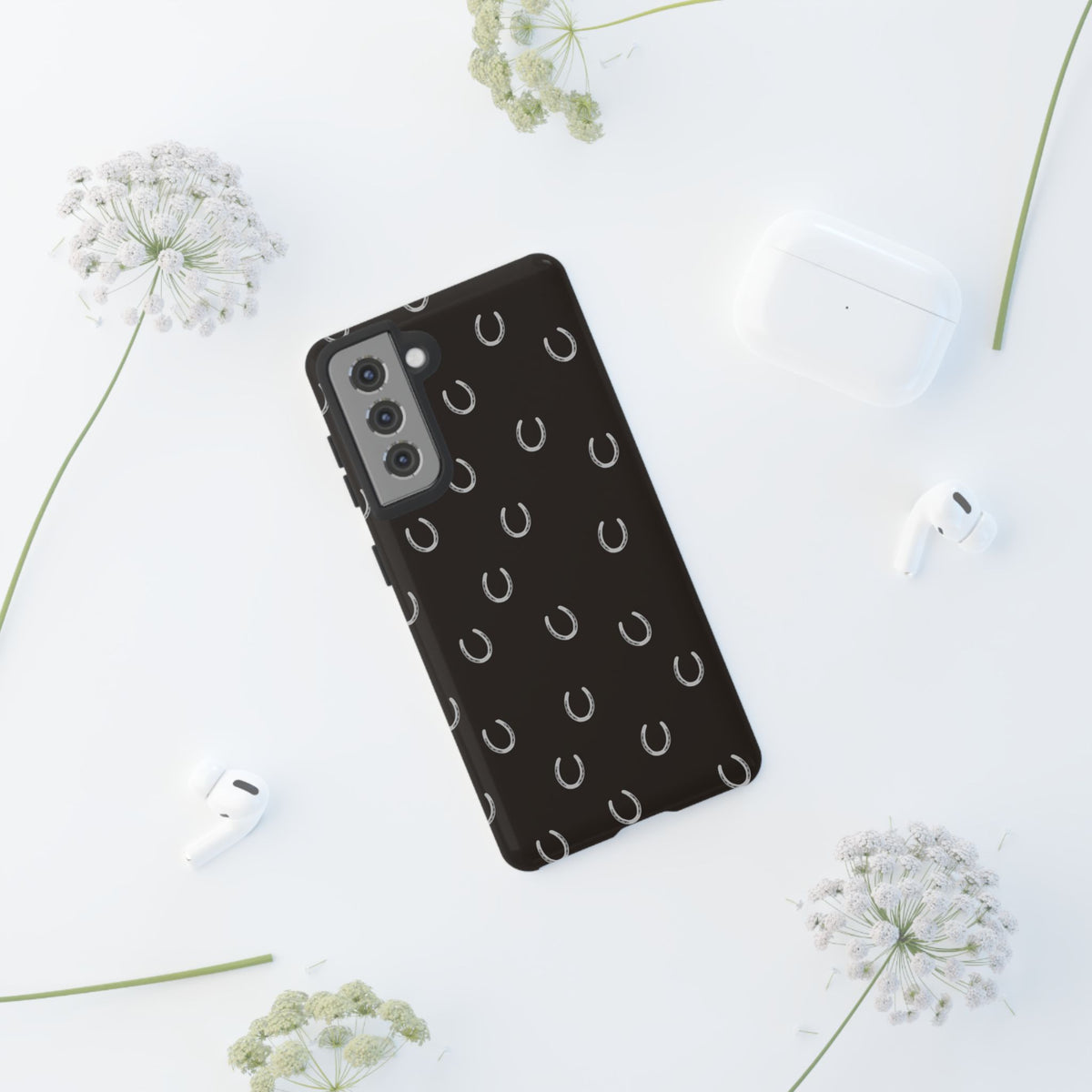 Android Wood Horse Shoe Cases