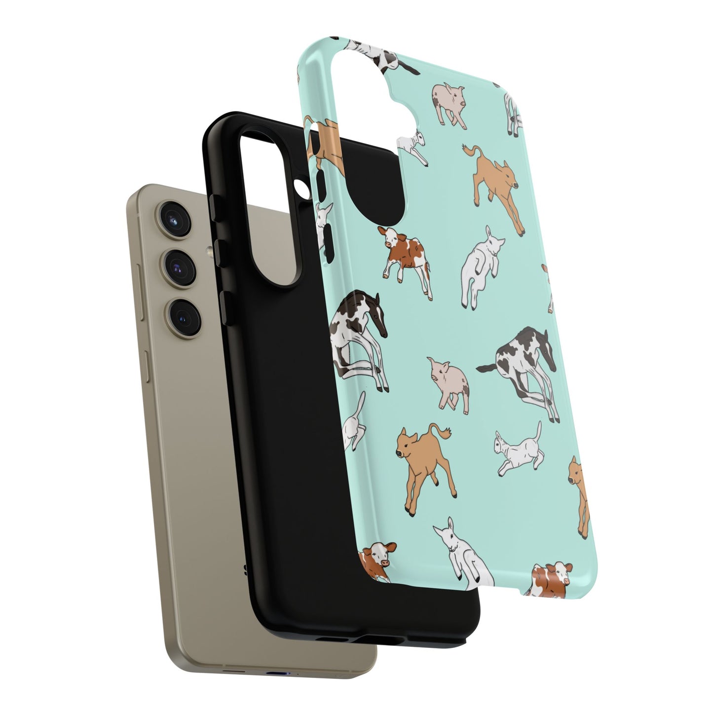 Android farmyard Freinds Blue Case