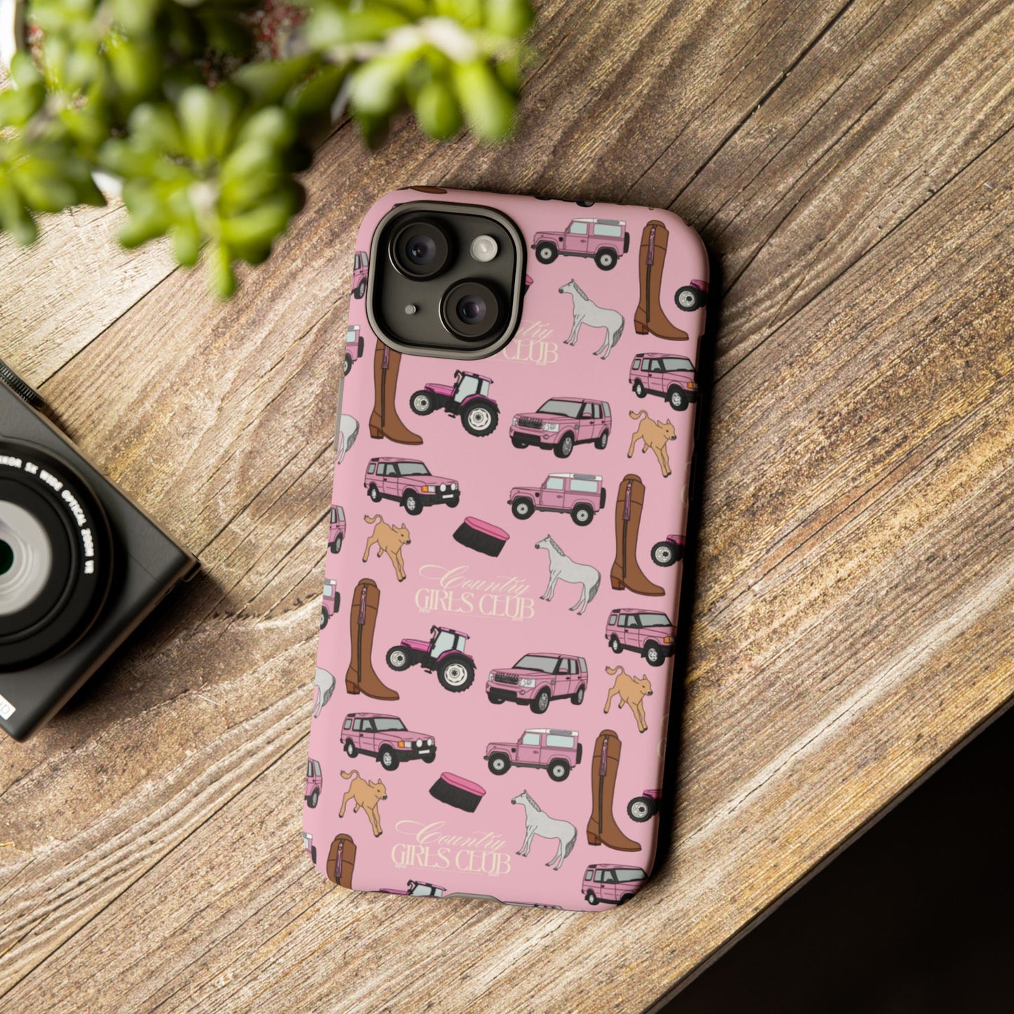 Pink Country Girls Club Case