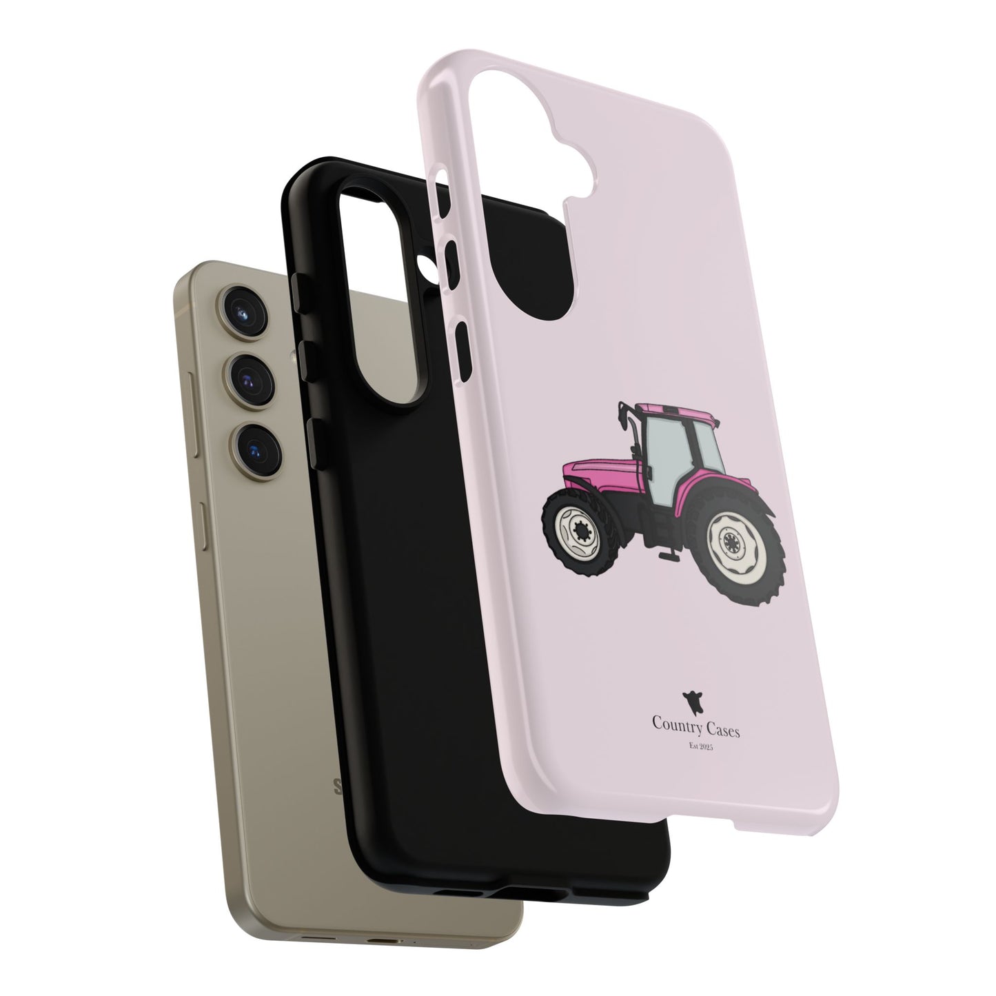 Android pink tractor case