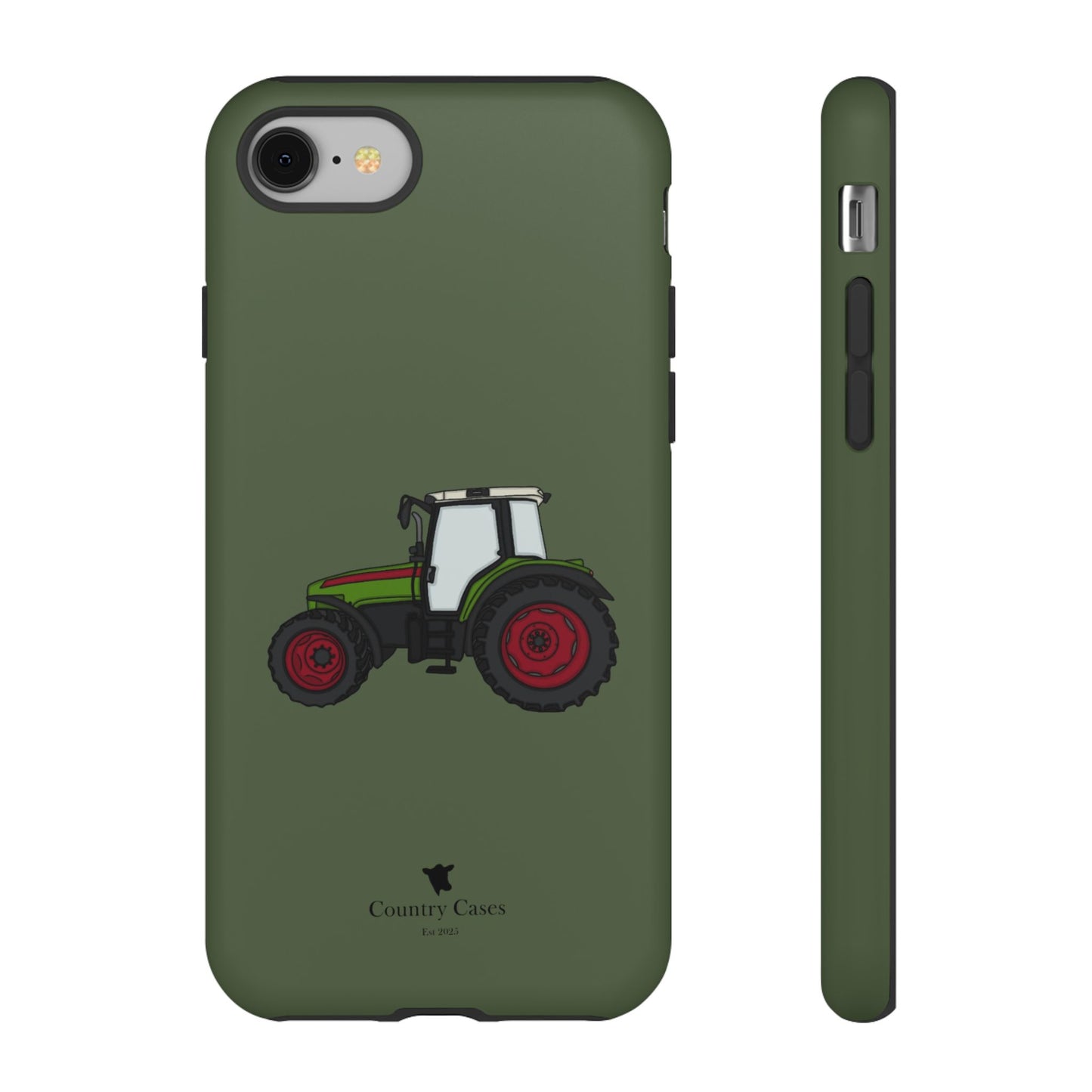 Green tractor case