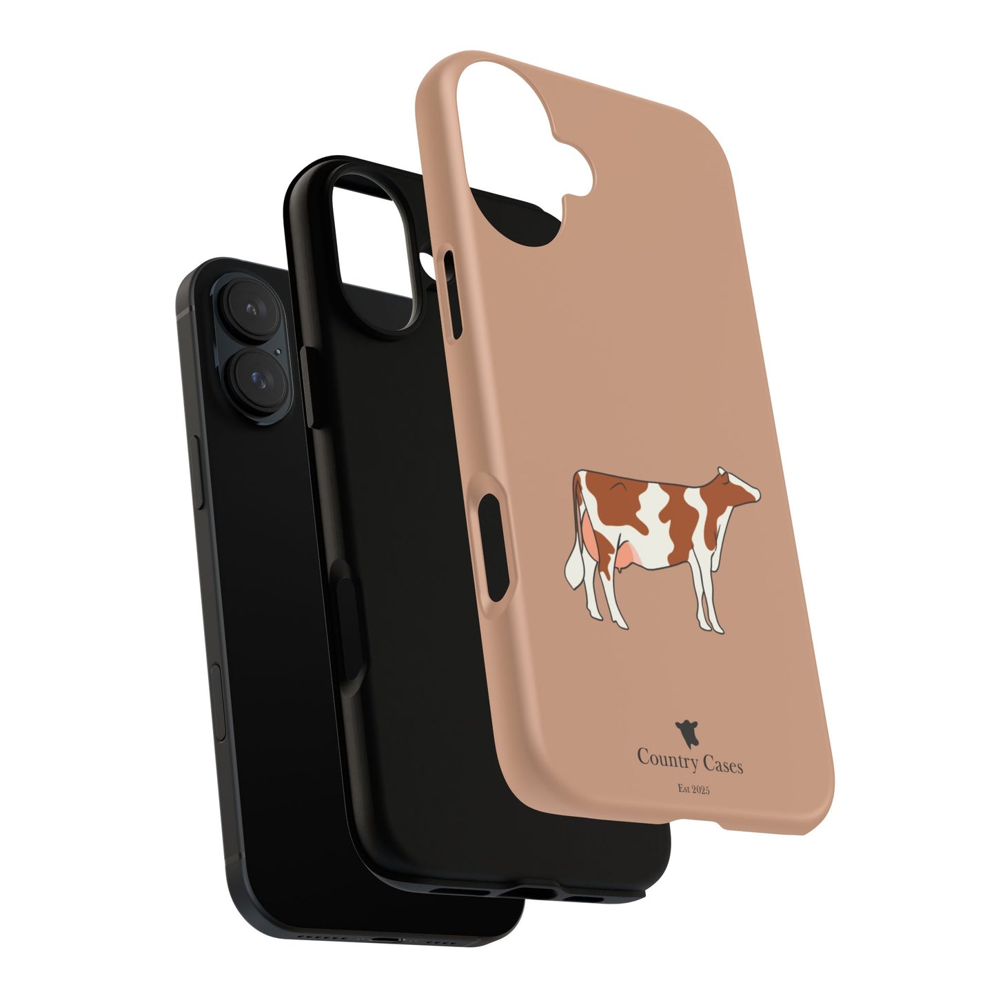 Red and white Holstein case