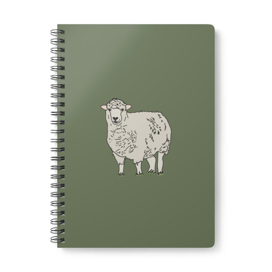 Sage sheep notebook