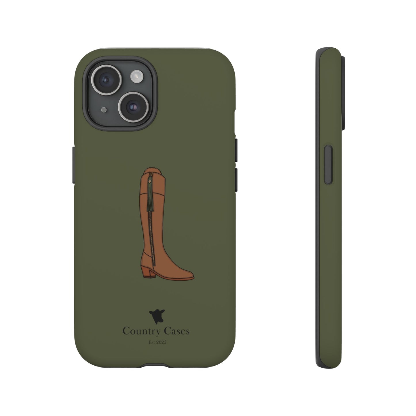 Green country boot case
