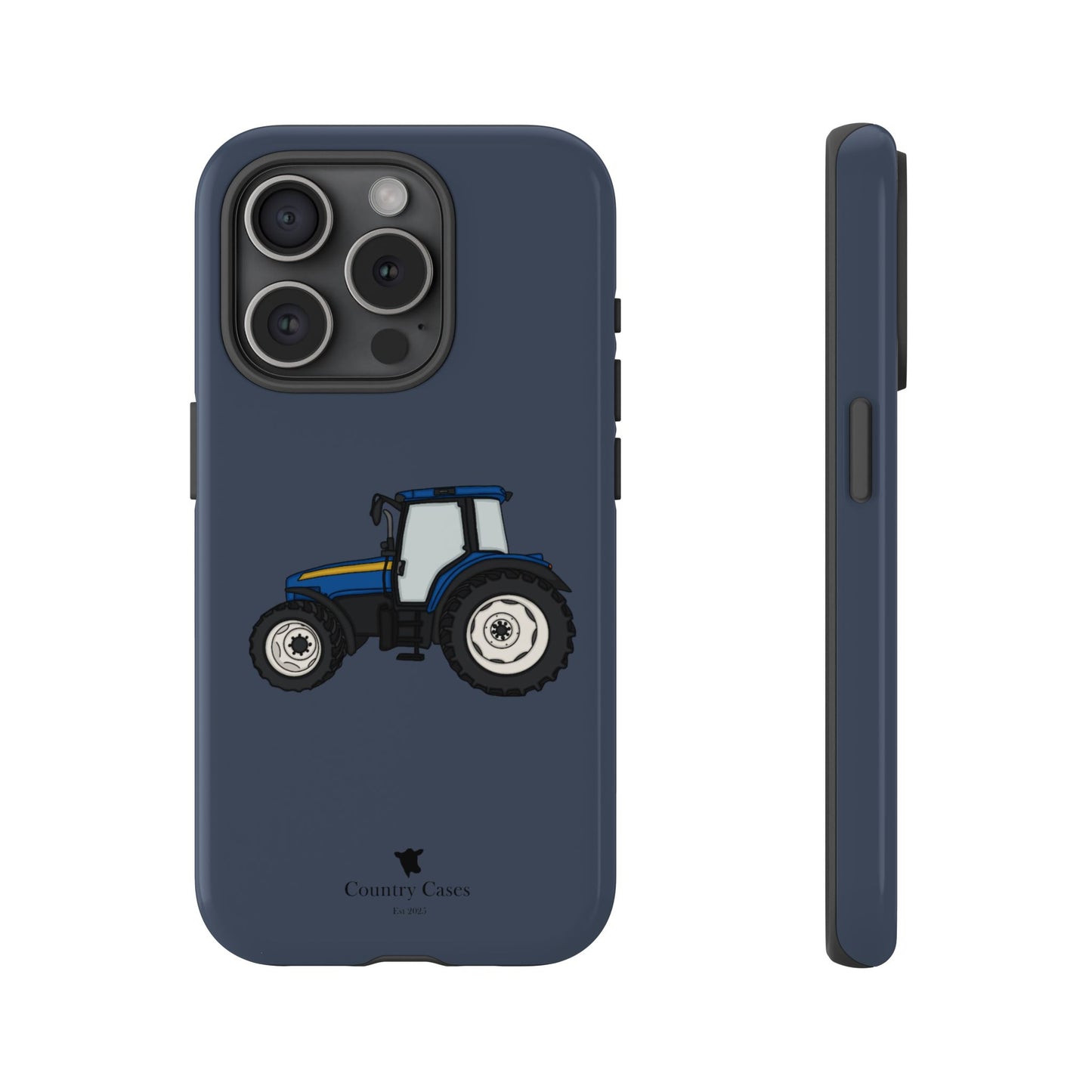 Blue tractor case