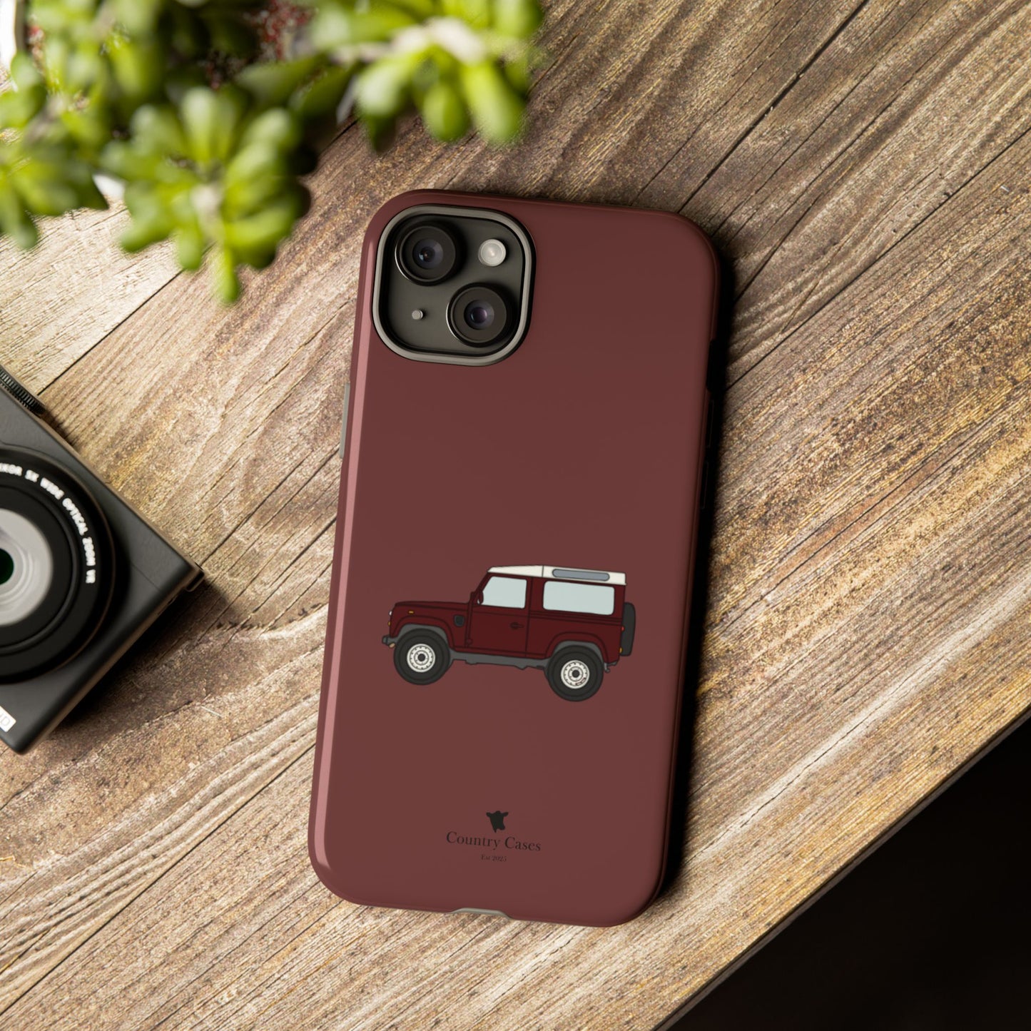 Berry red landy case