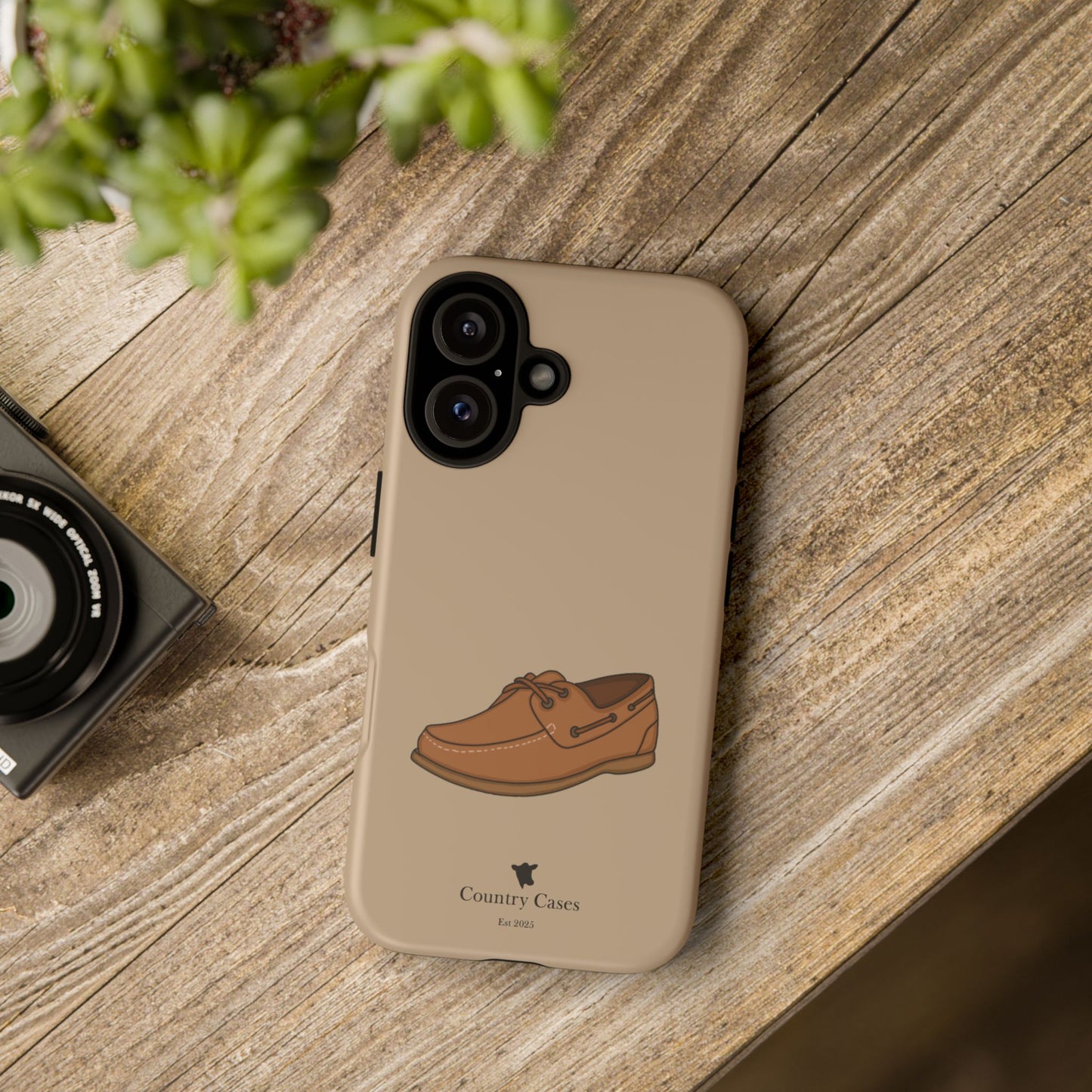 Classic boat shoe phone case