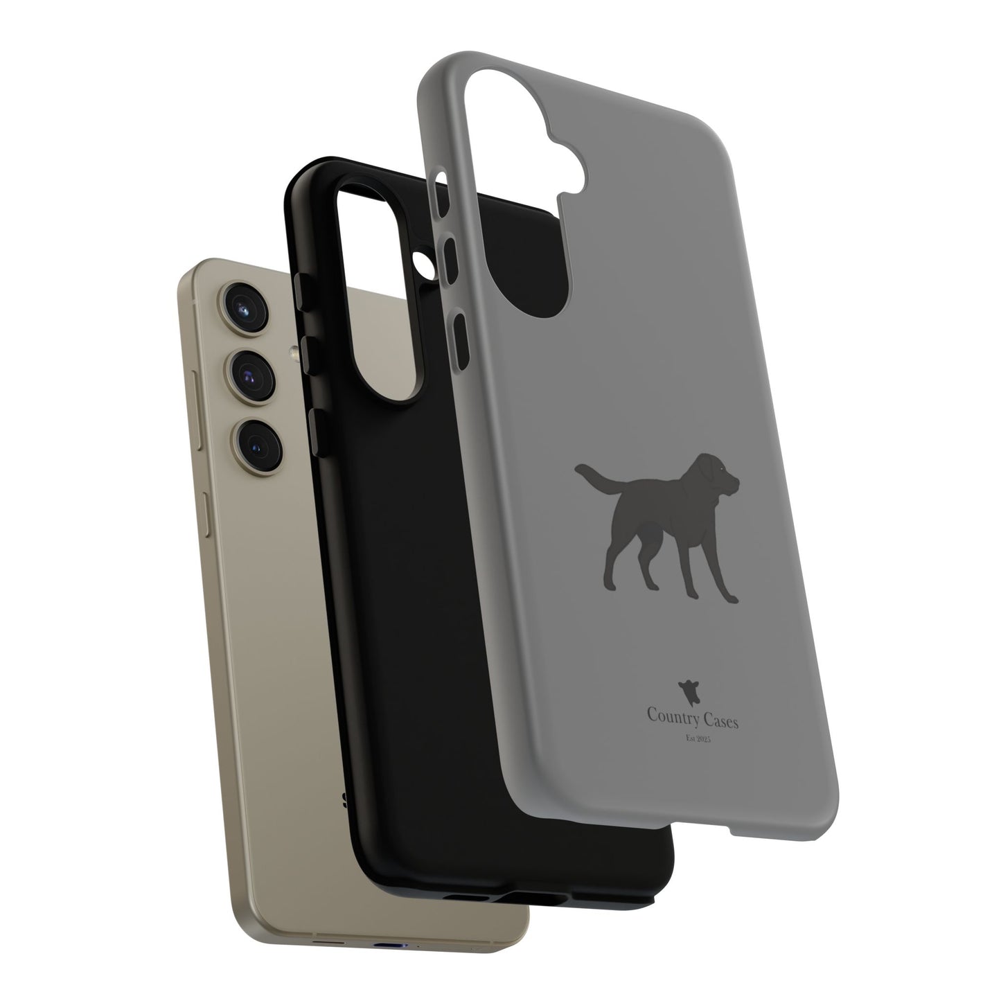 Android black Labrador case