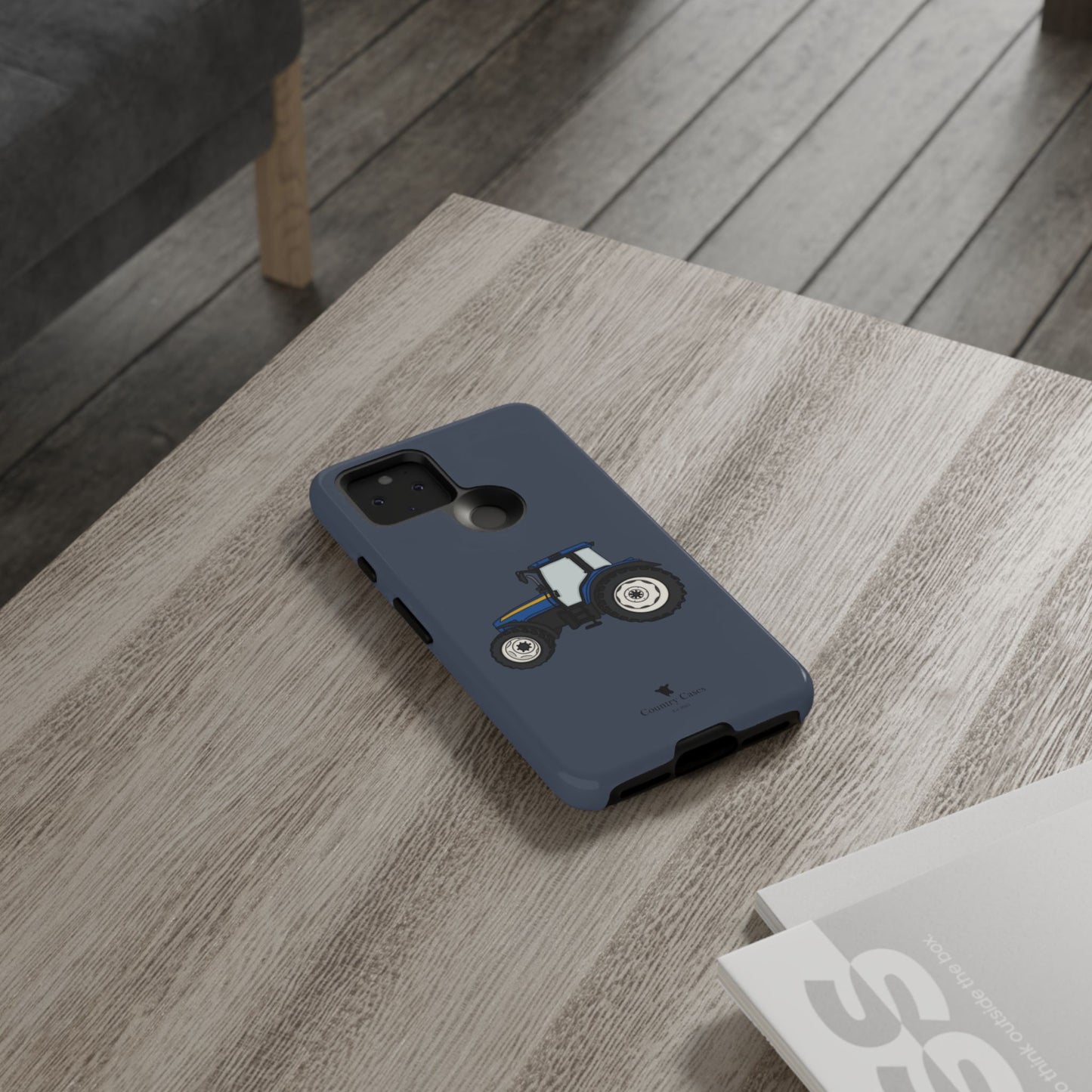 Android blue tractor case