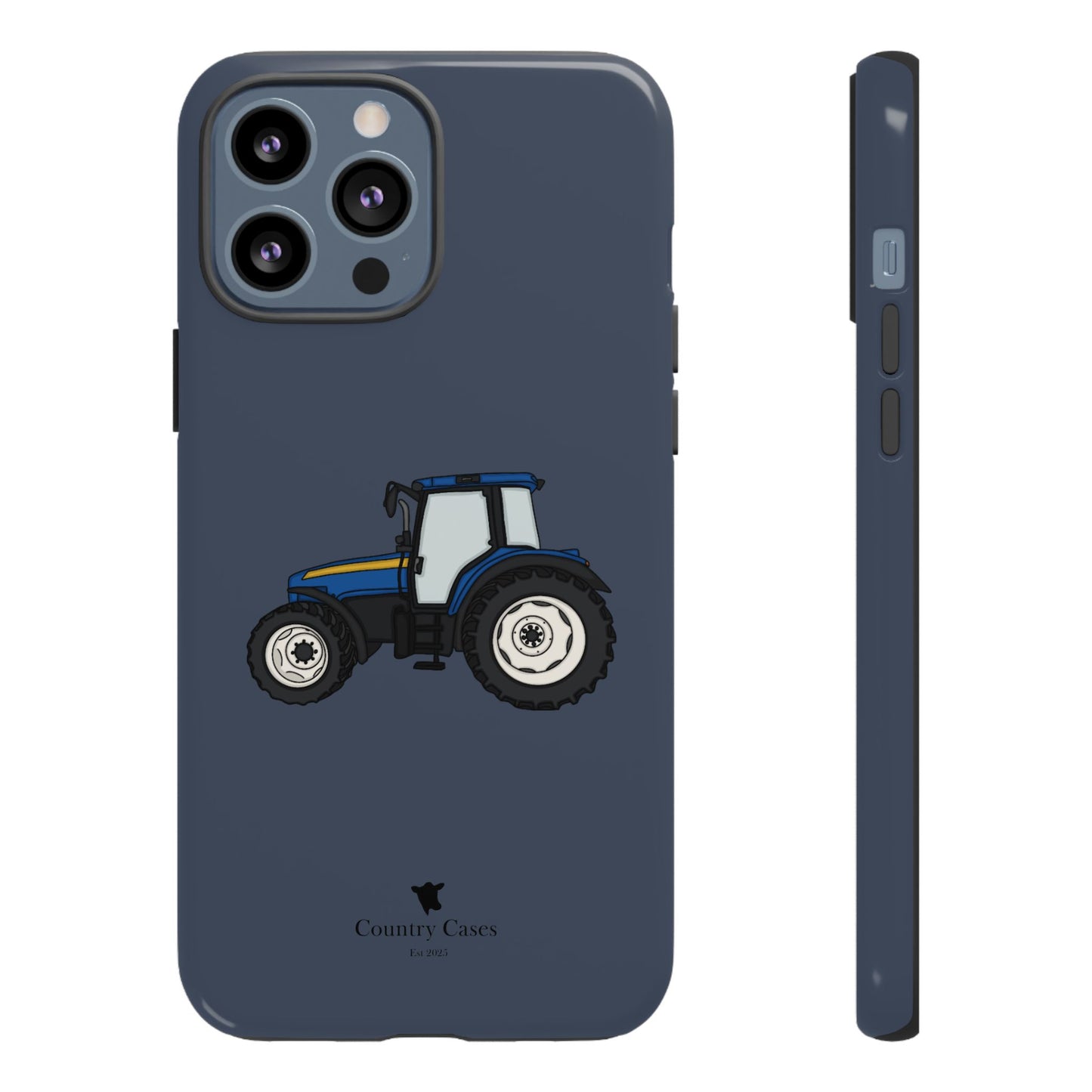 Blue tractor case