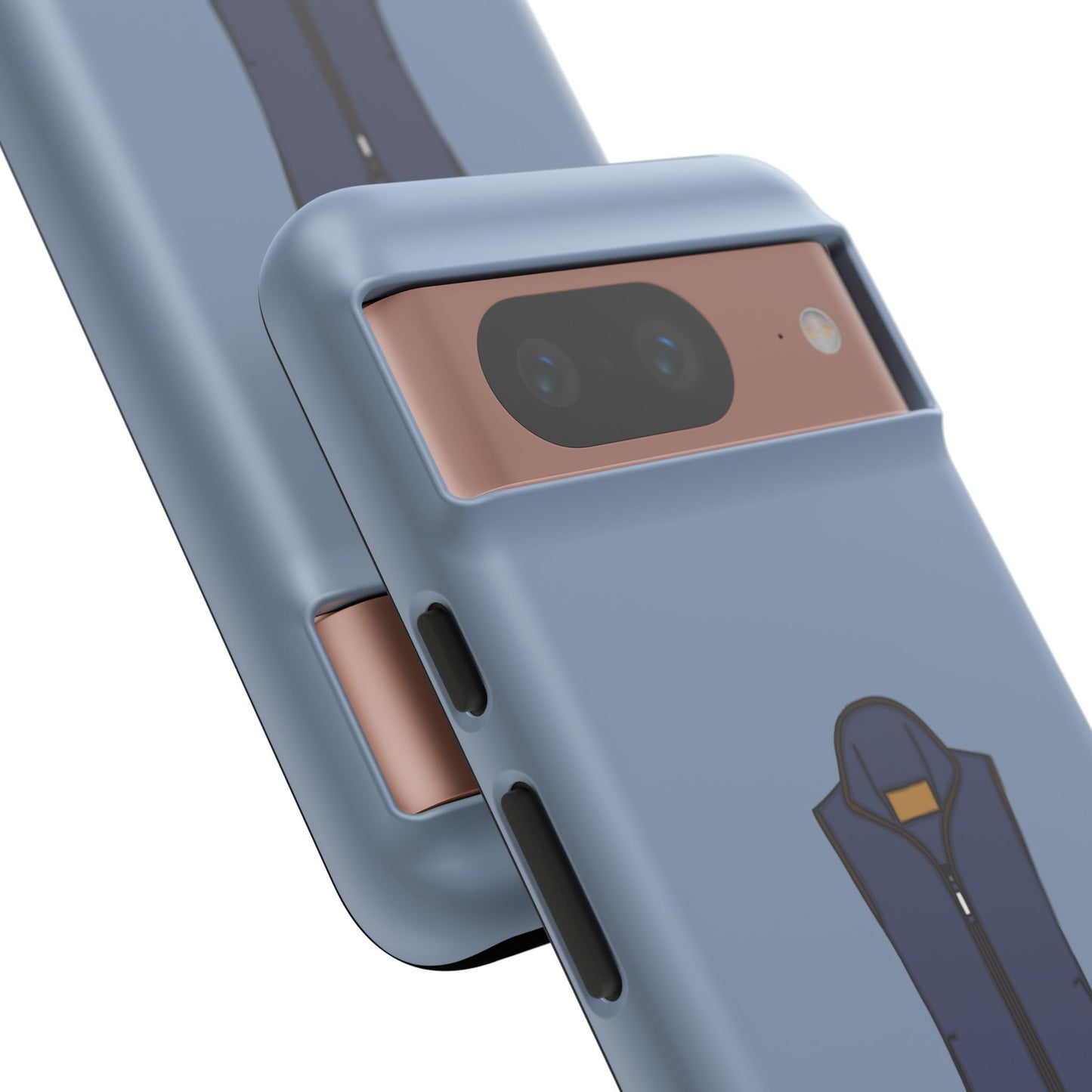 Android blue waistcoat case