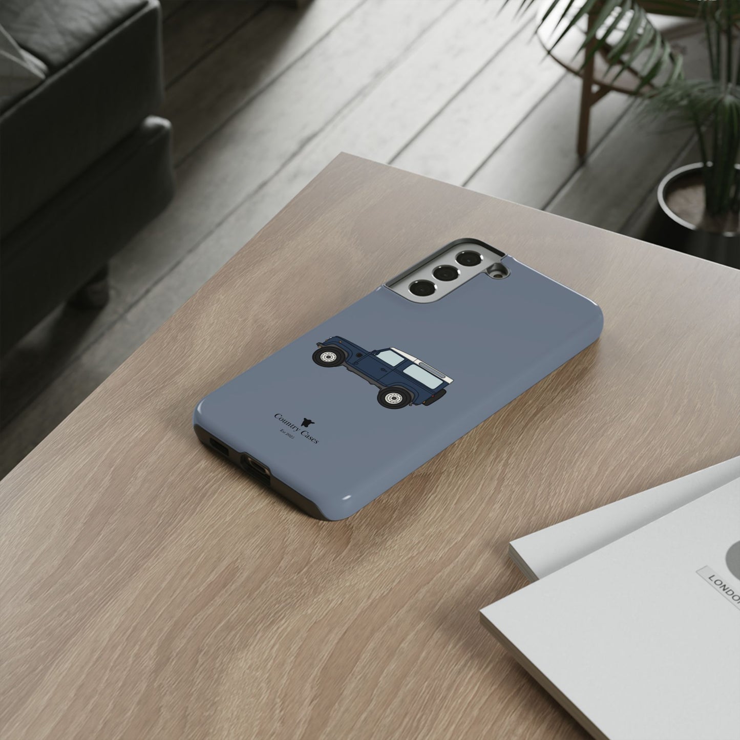 Android blue landy phone case