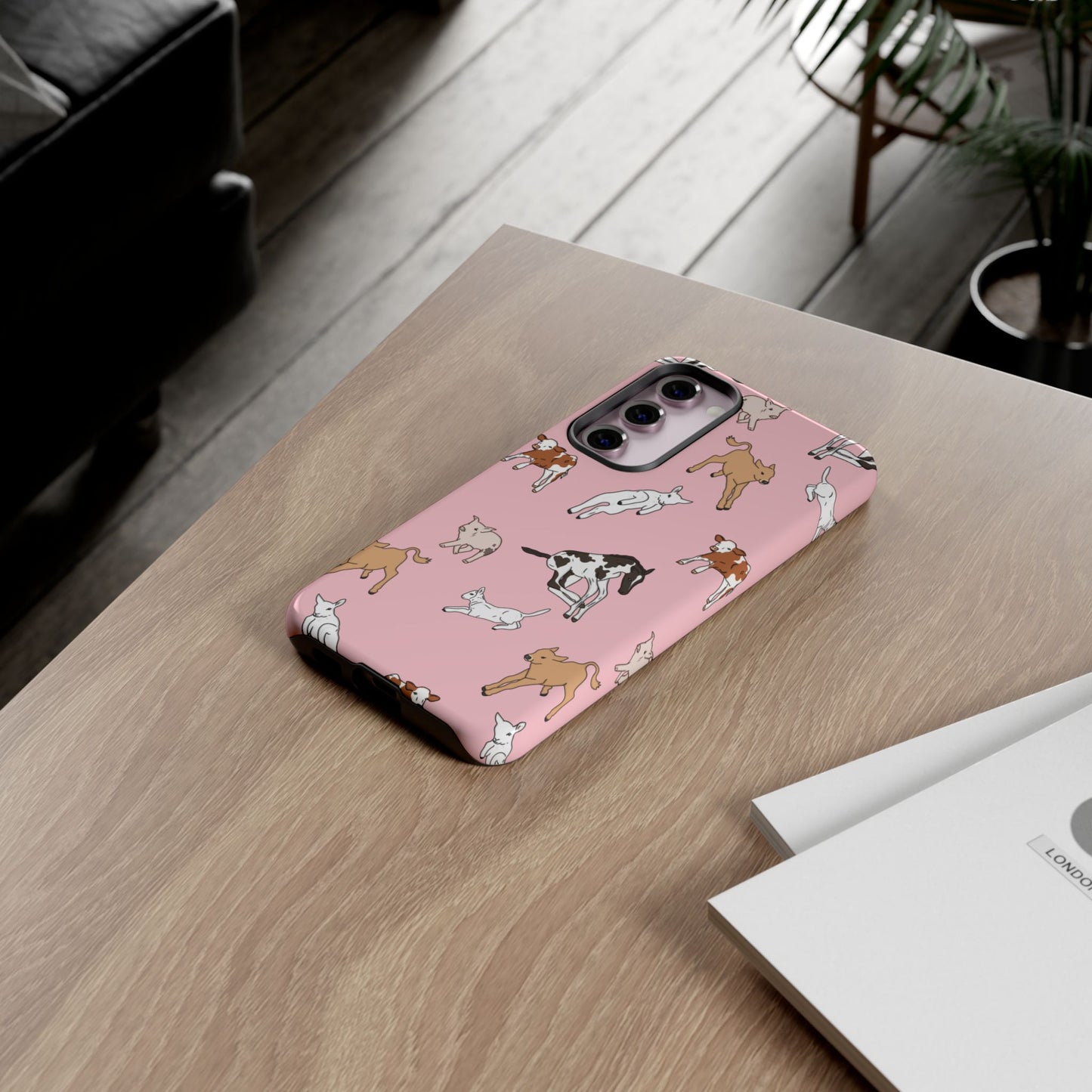 Android Farmyard Friends Pink Case