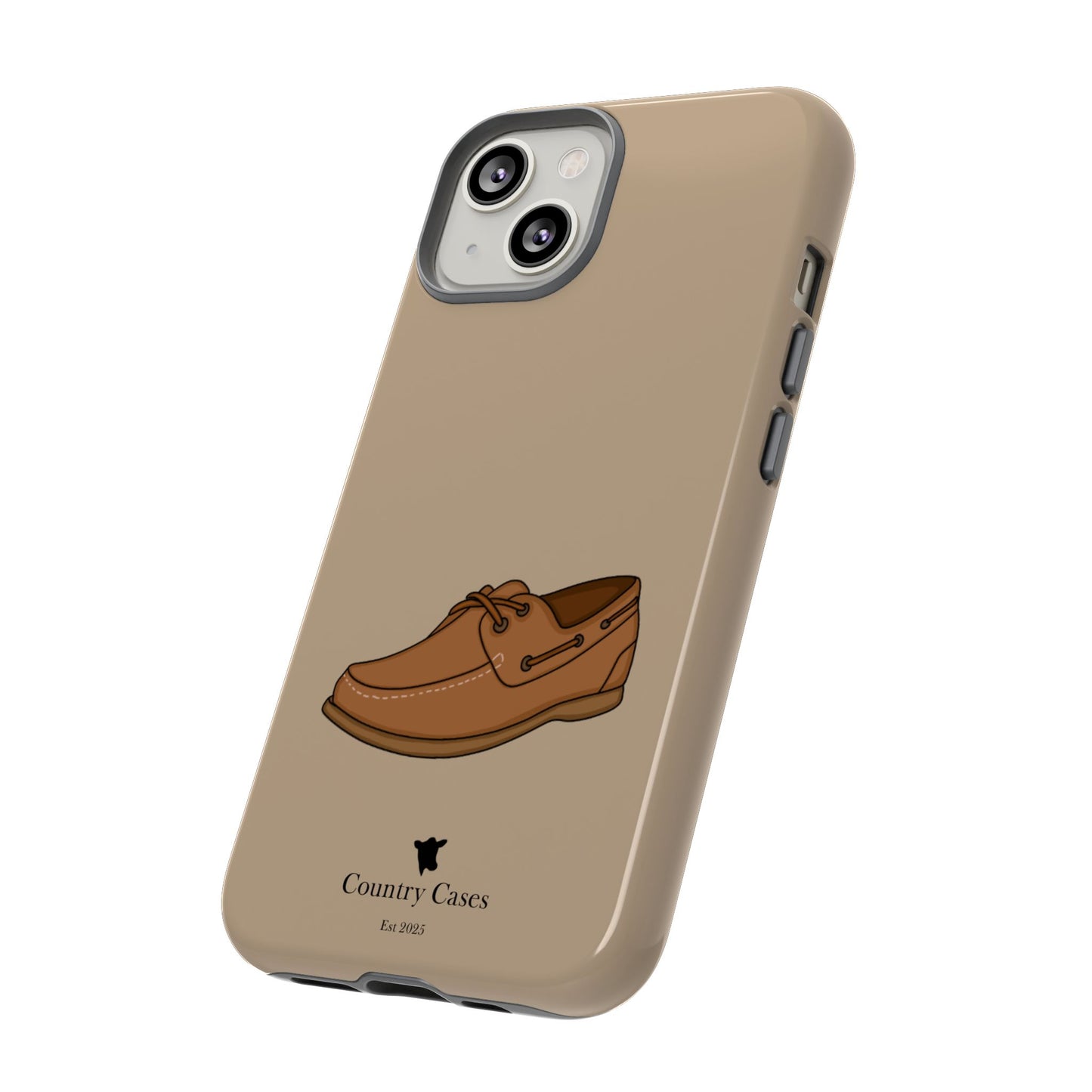 Classic boat shoe phone case