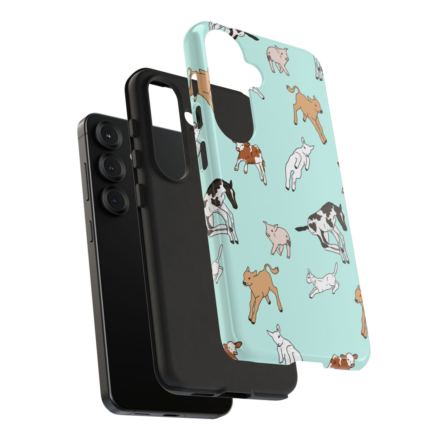 Android farmyard Freinds Blue Case