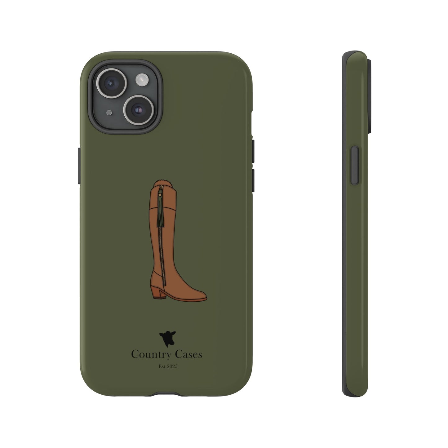 Green country boot case