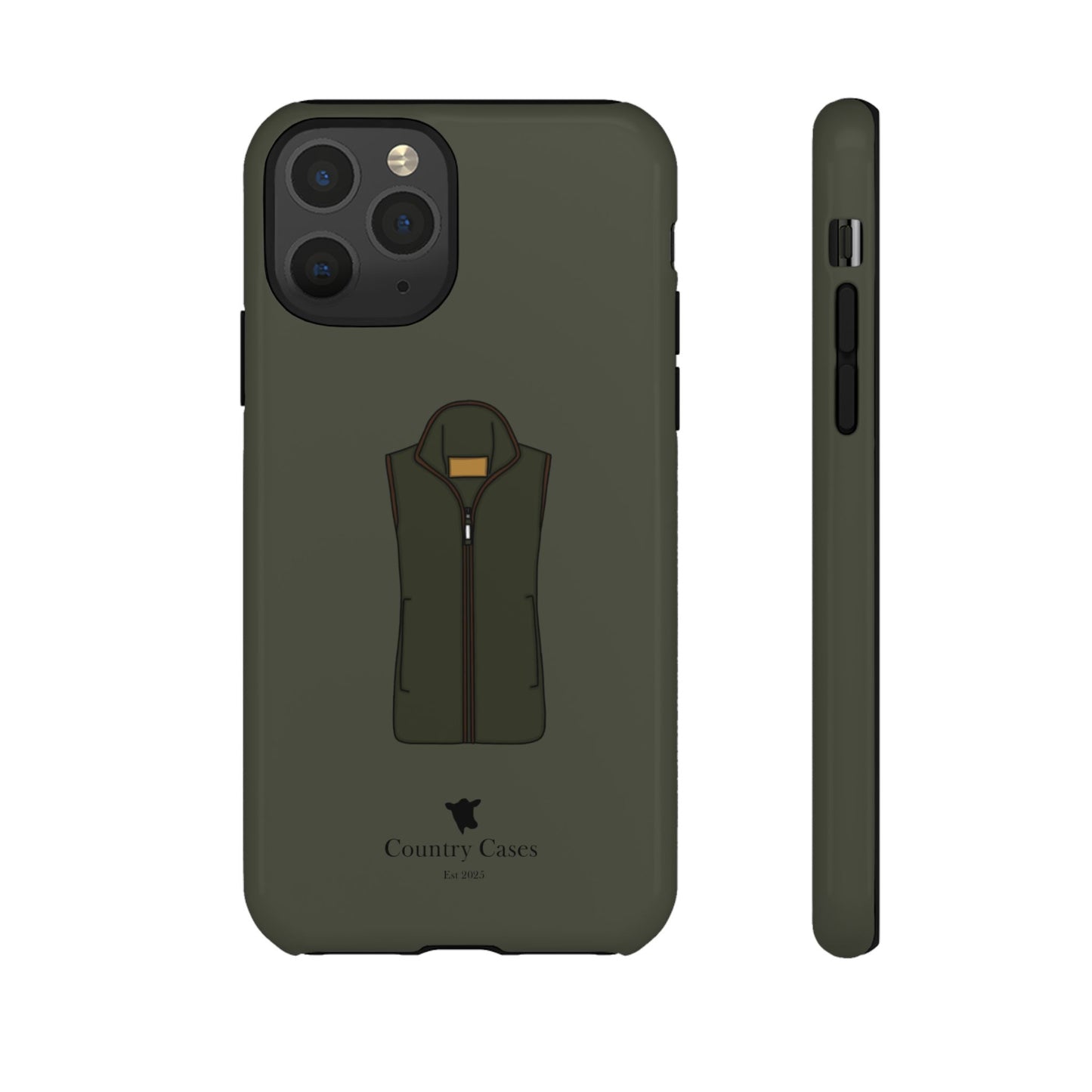 Green fleece case