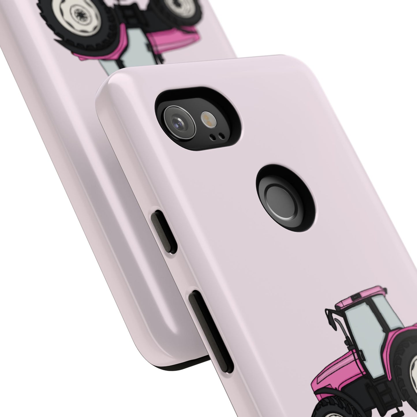 Android pink tractor case