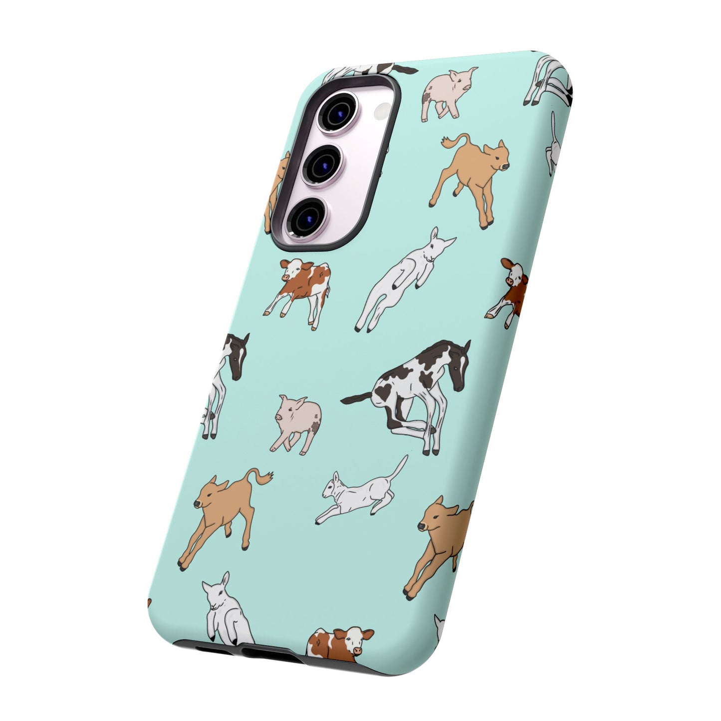 Android farmyard Freinds Blue Case