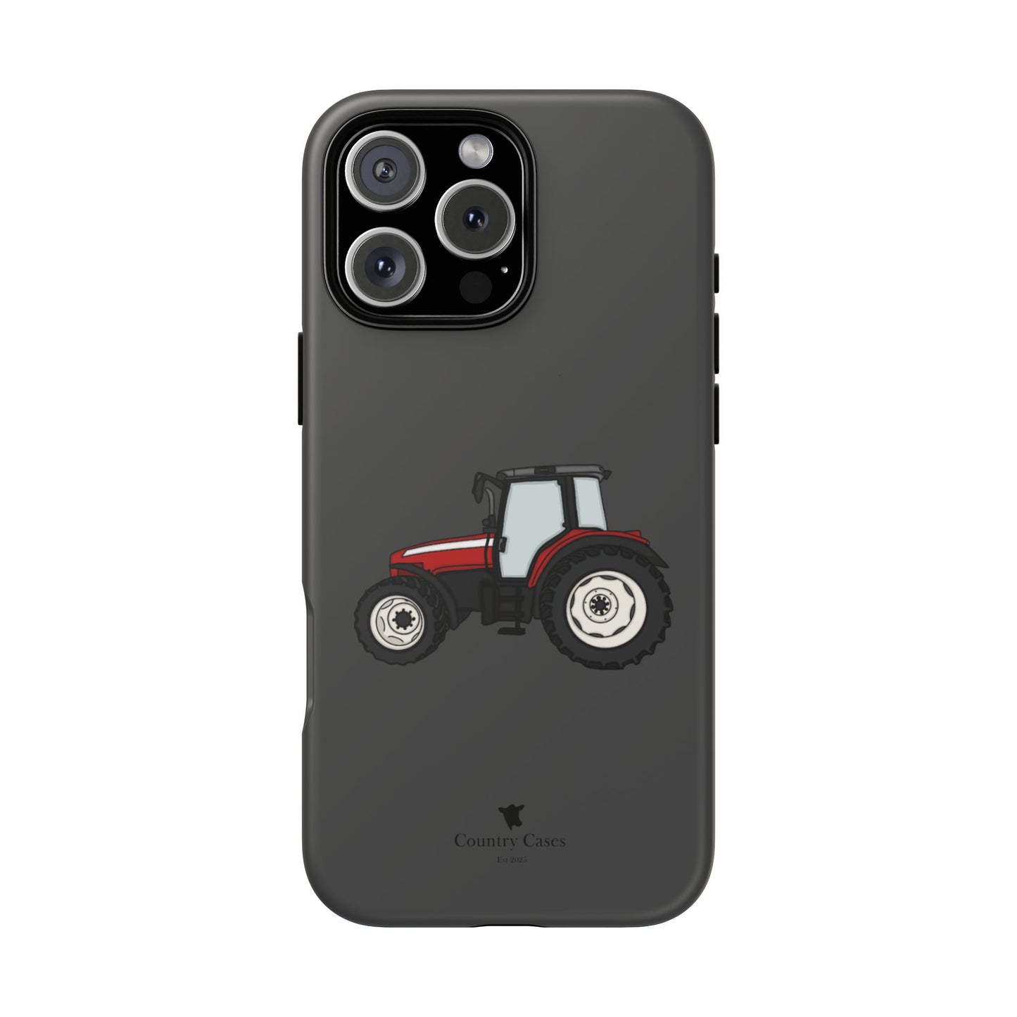 Red tractor case
