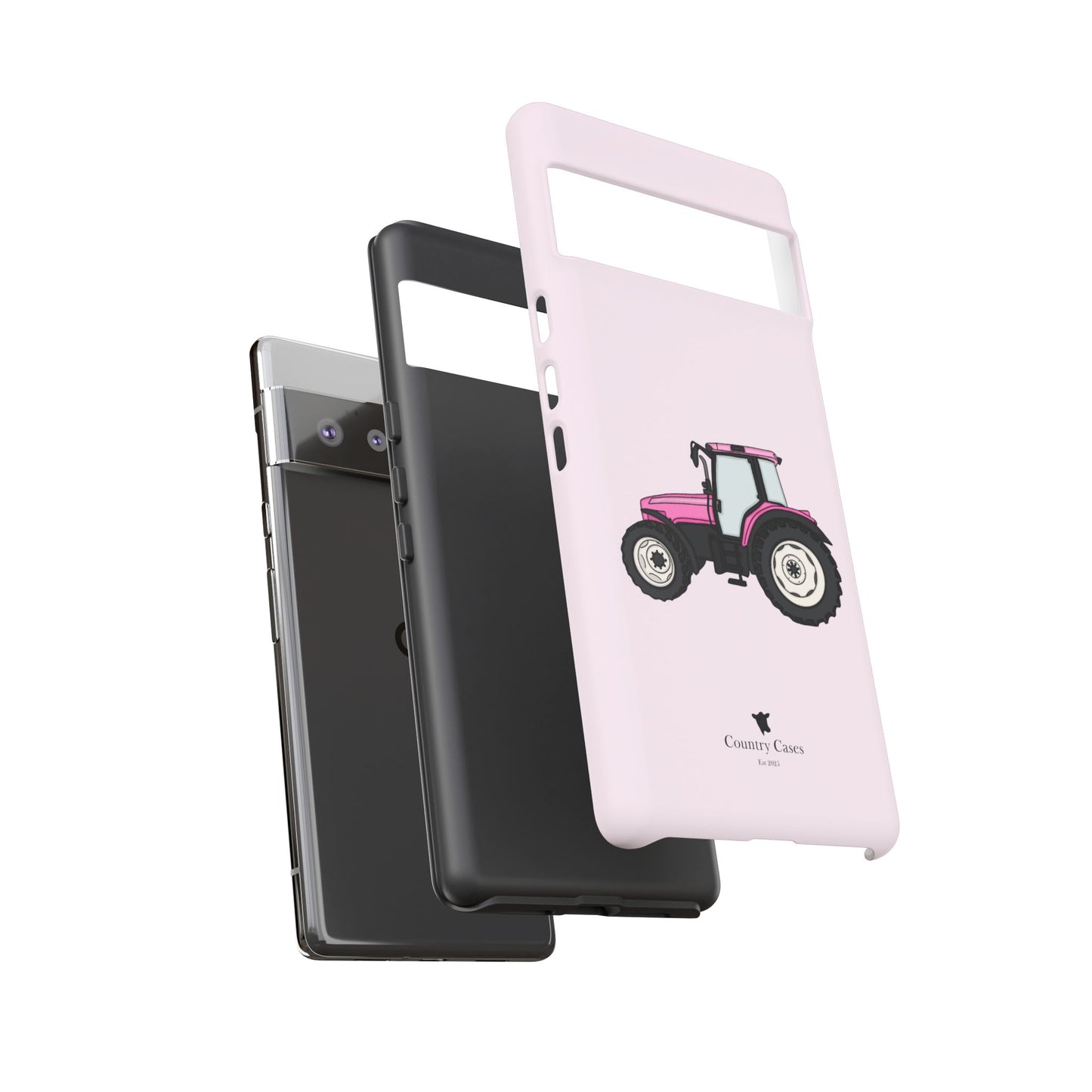 Android pink tractor case