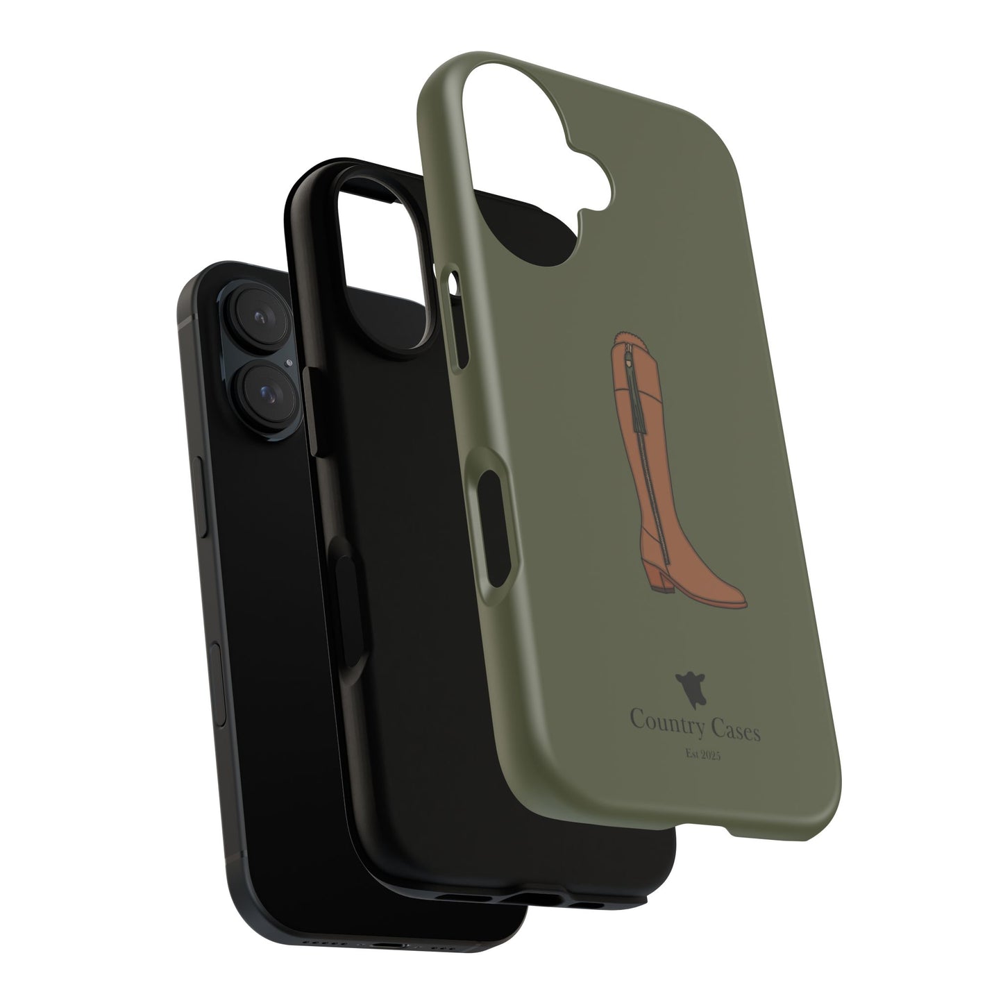 Green country boot case