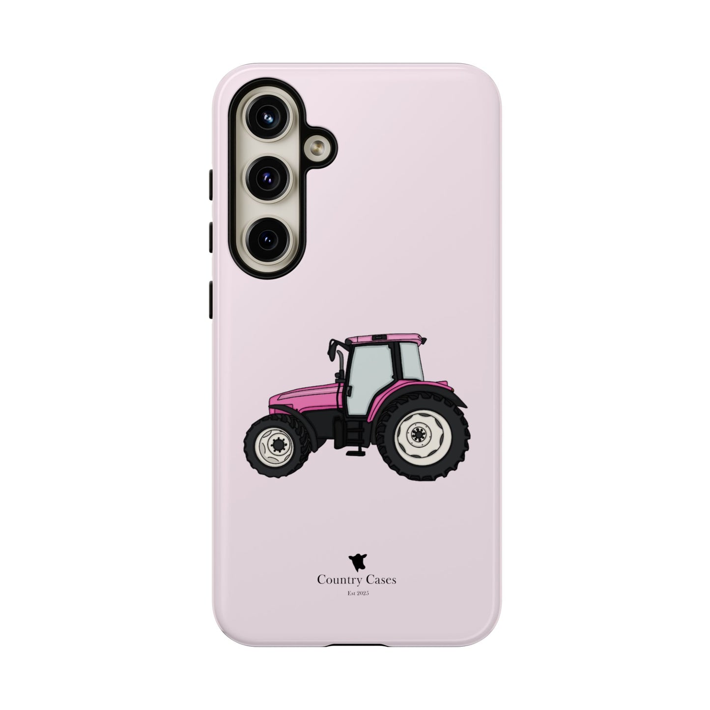 Android pink tractor case