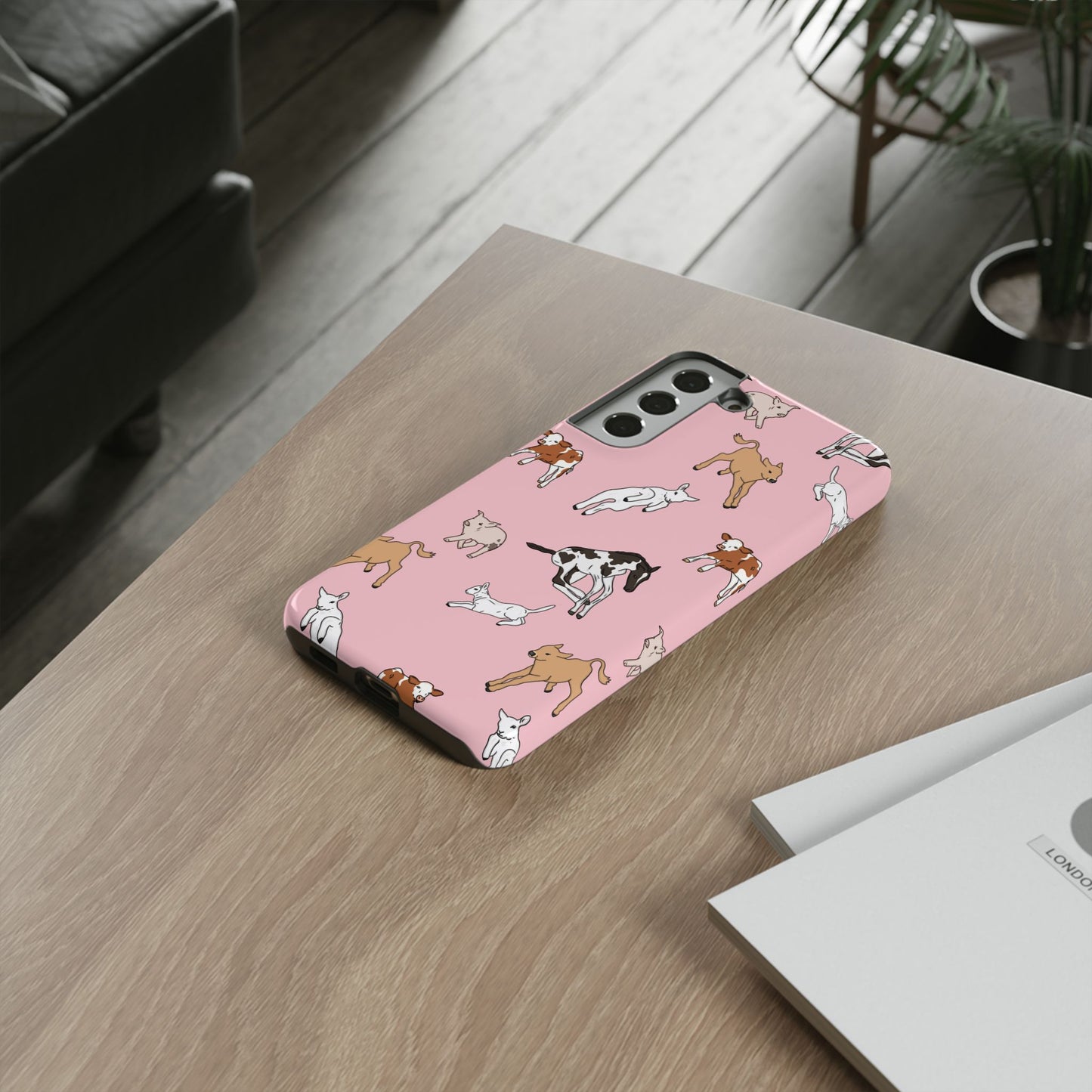 Android Farmyard Friends Pink Case