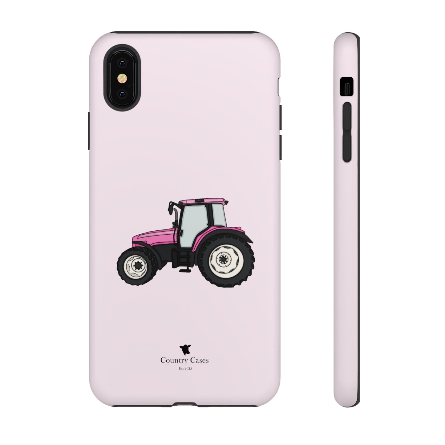 Pink tractor case
