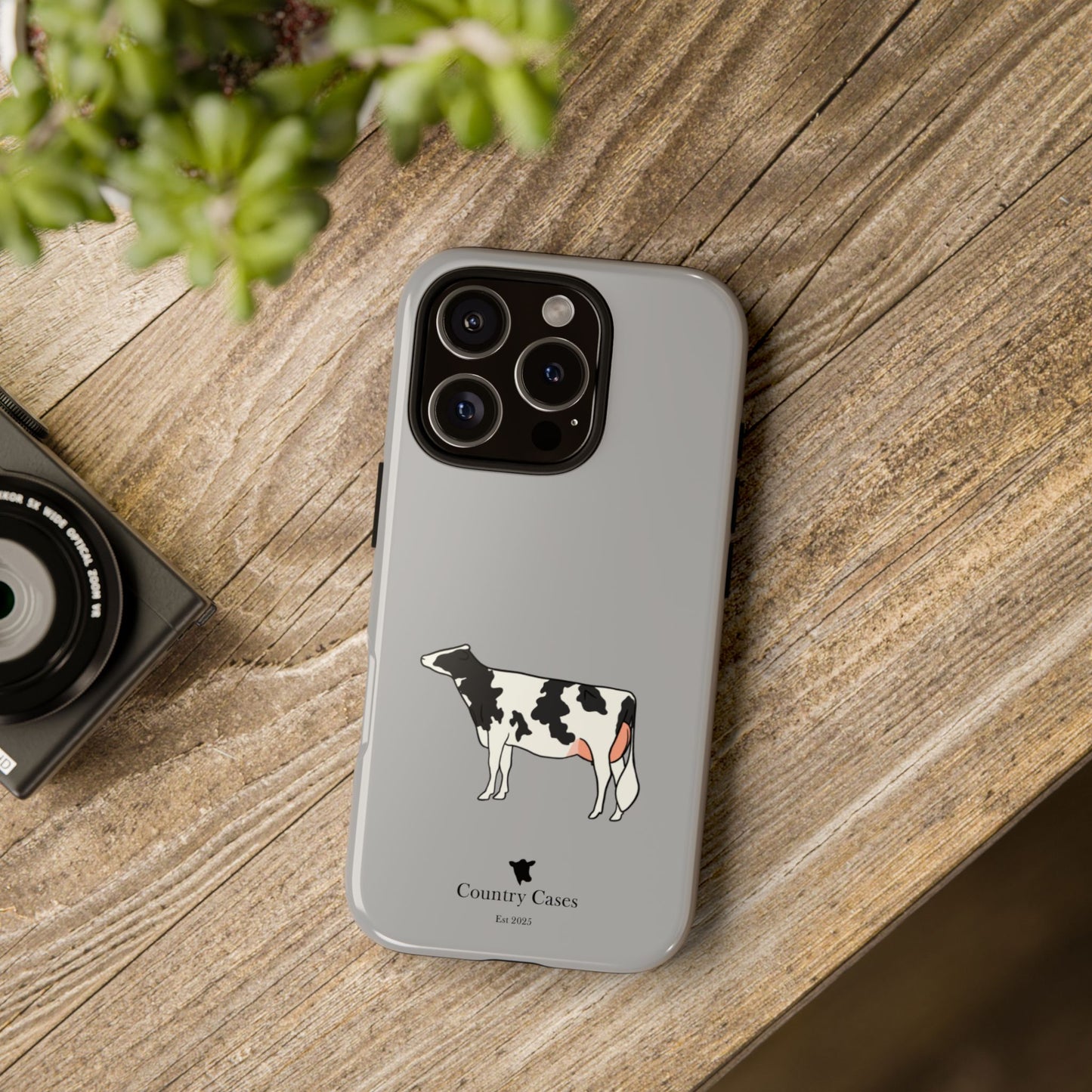 Black and white Holstein case