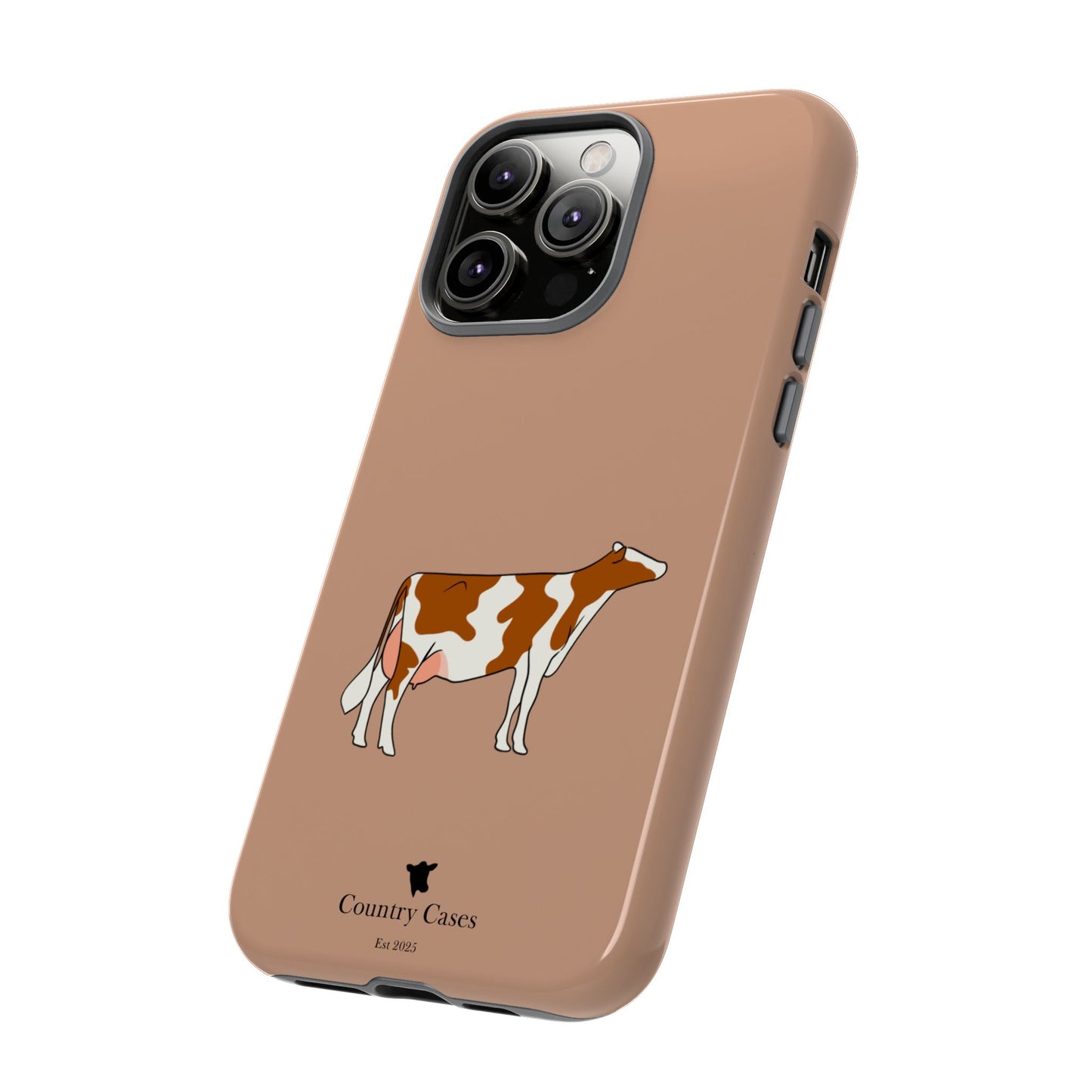 Red and white Holstein case