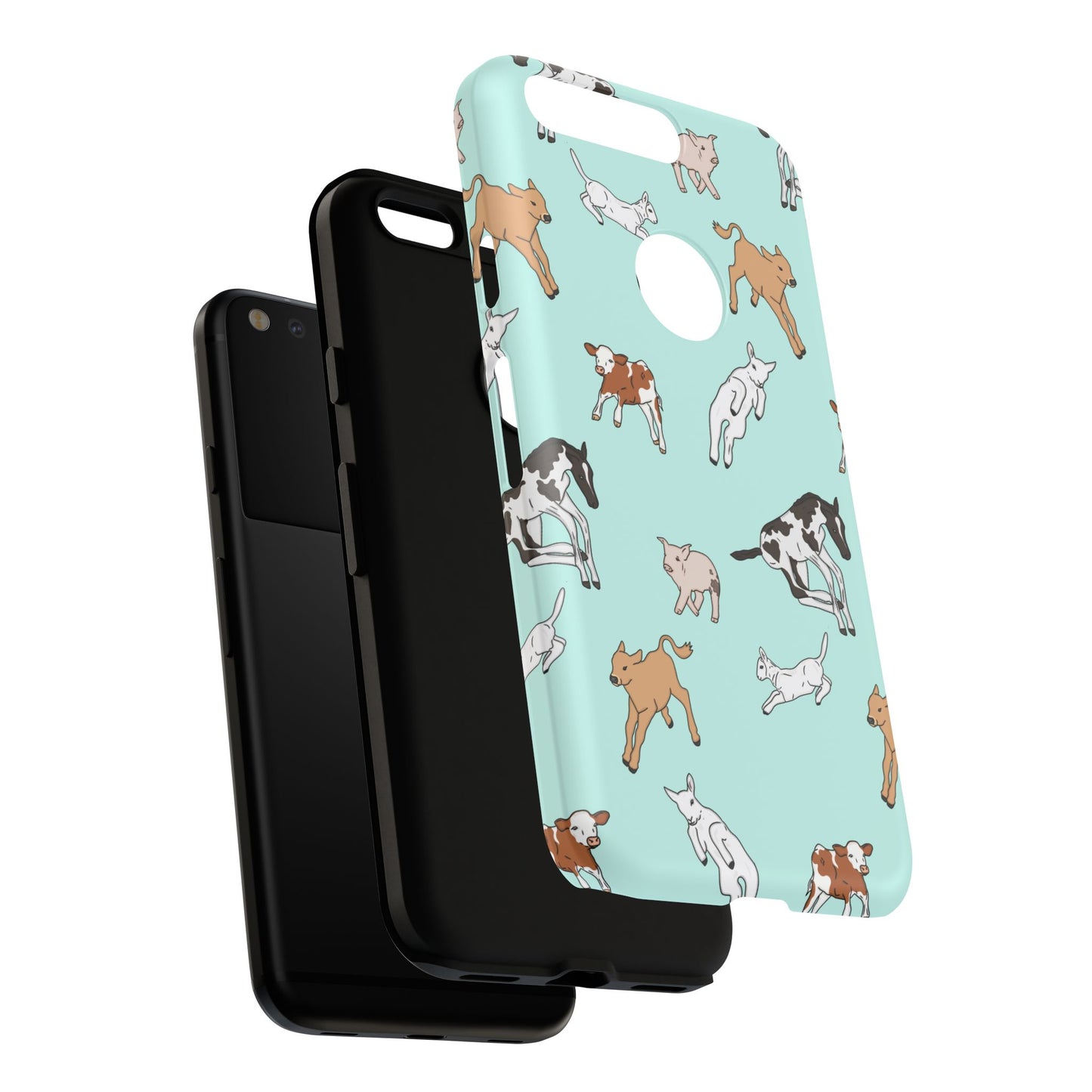 Android farmyard Freinds Blue Case