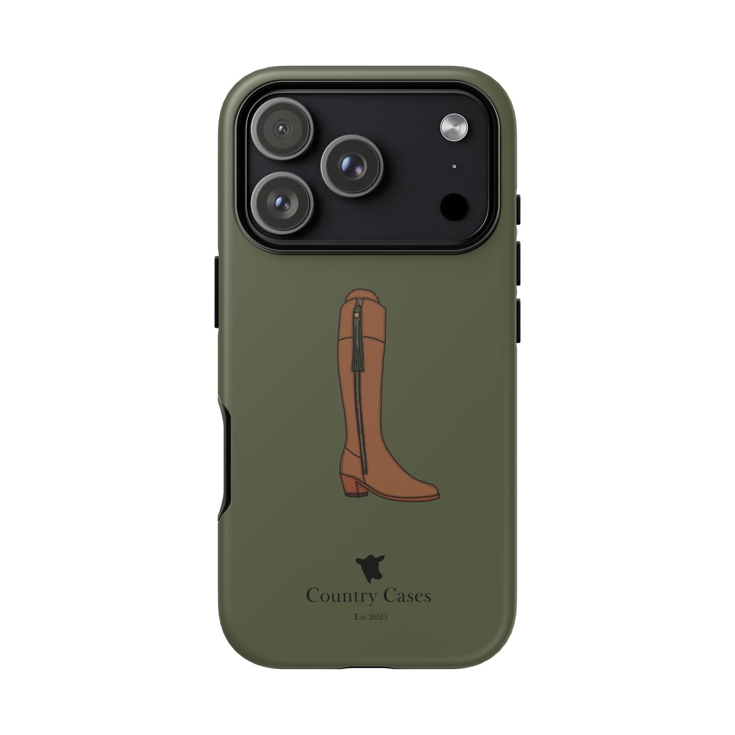 Green country boot case