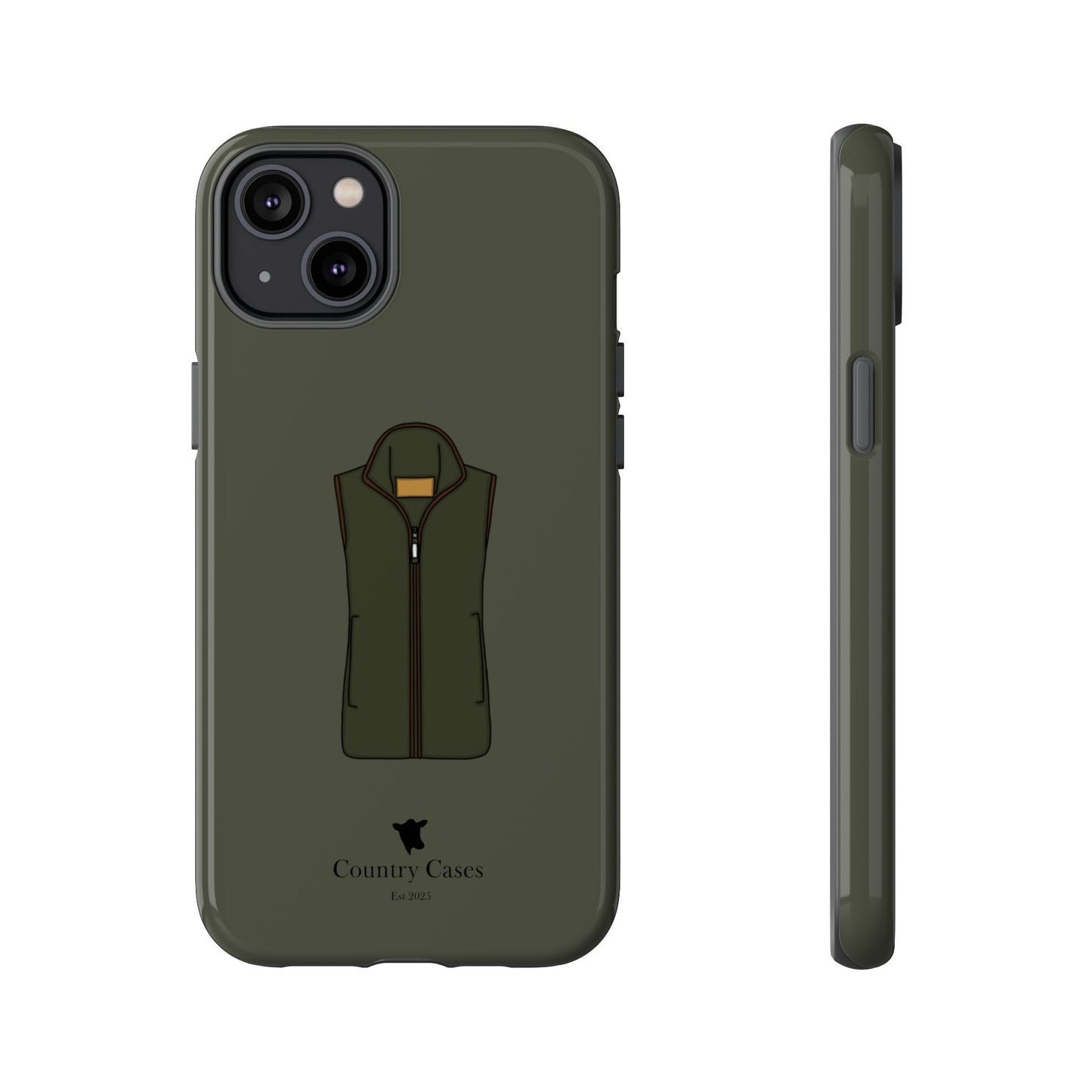 Green fleece case