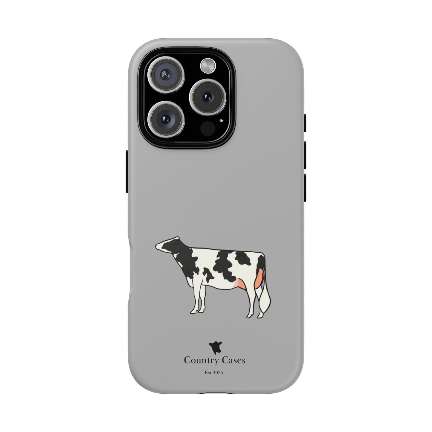 Black and white Holstein case