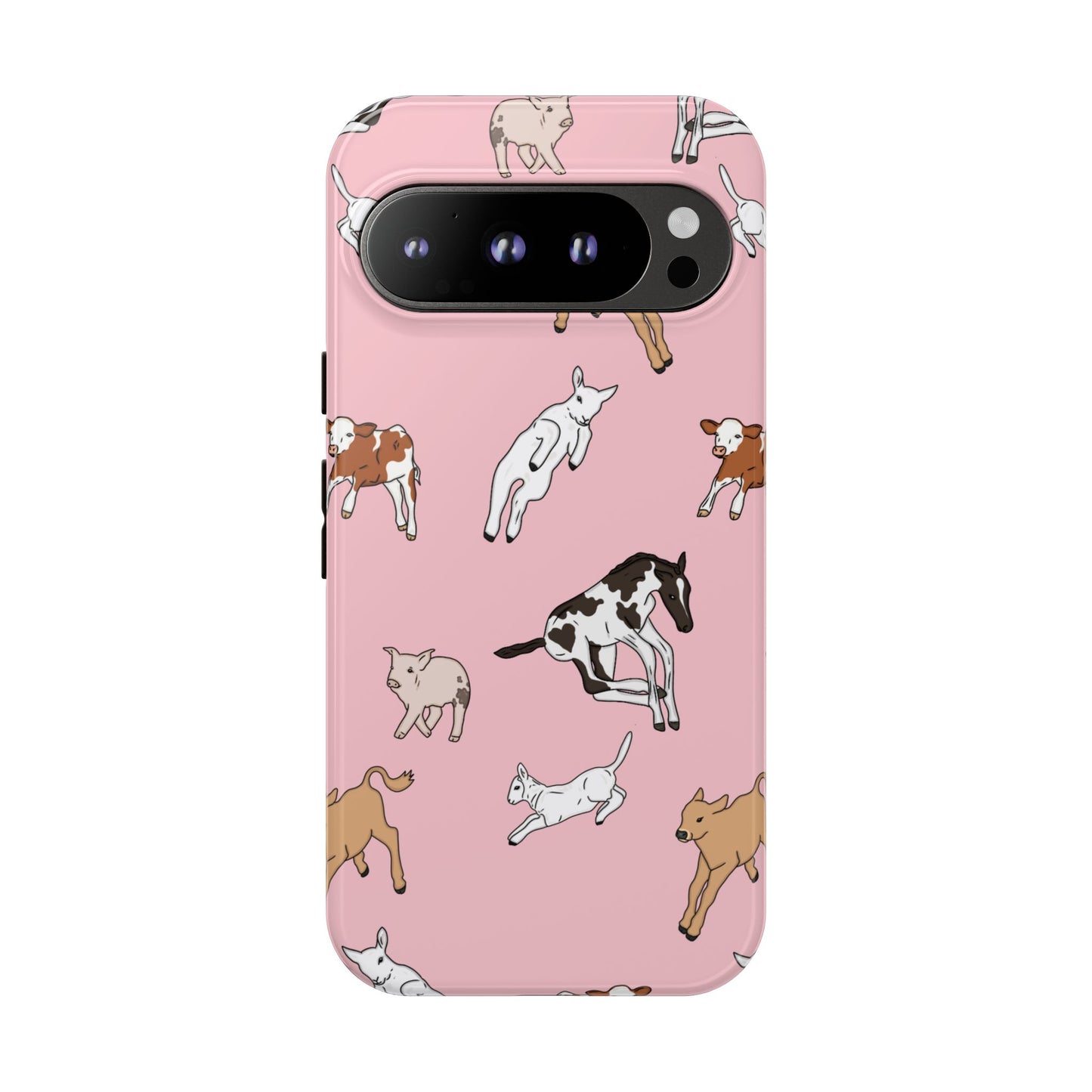 Android Farmyard Friends Pink Case