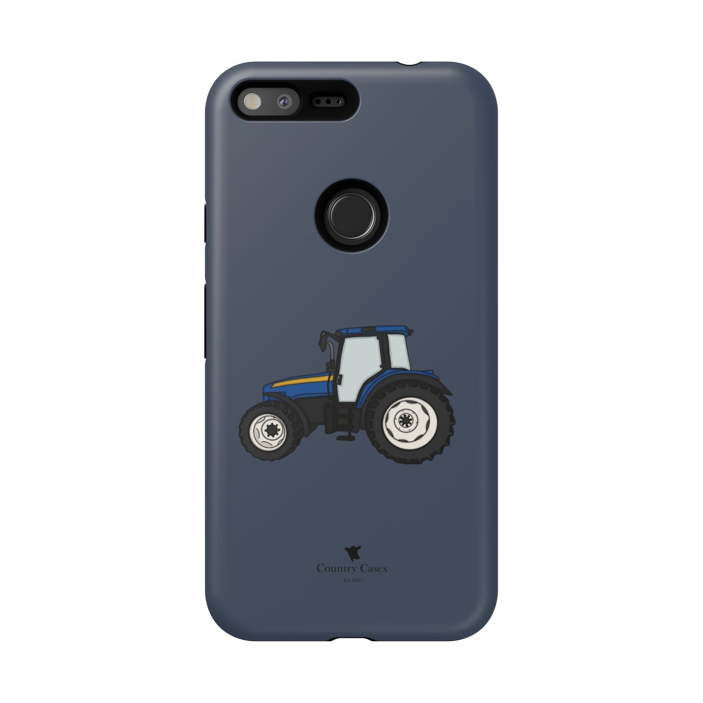 Android blue tractor case