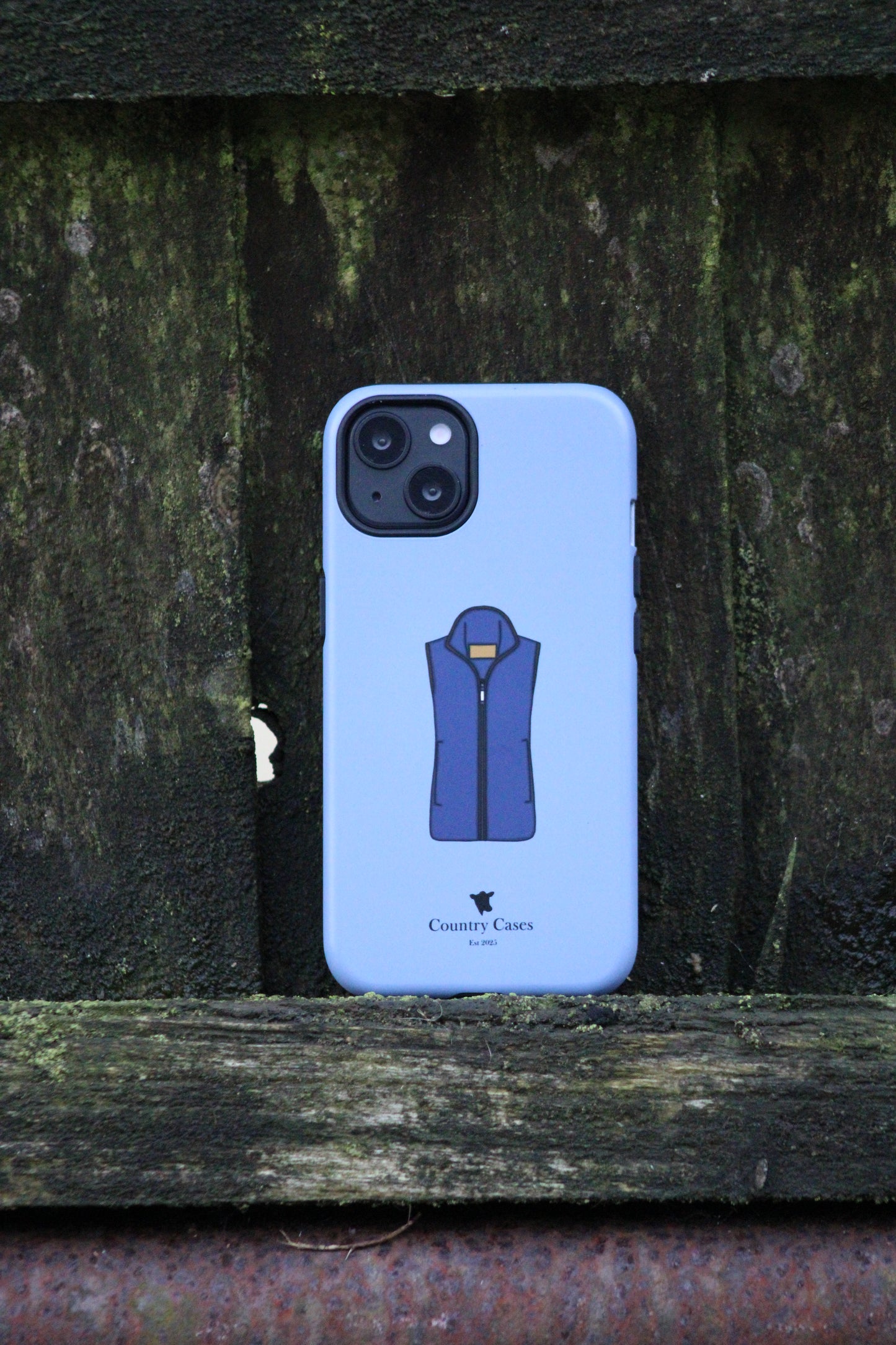 Blue fleece case